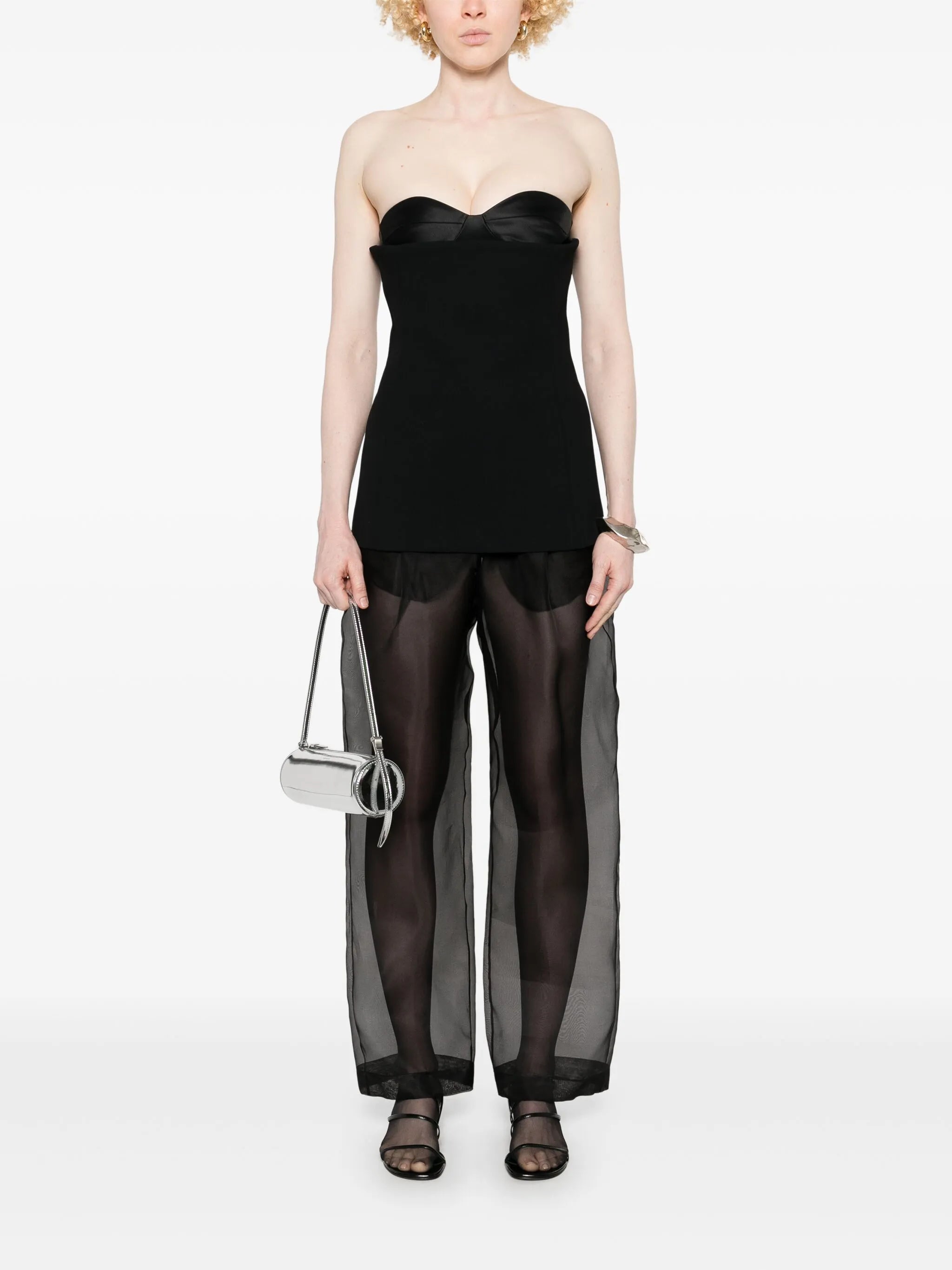silk trousers