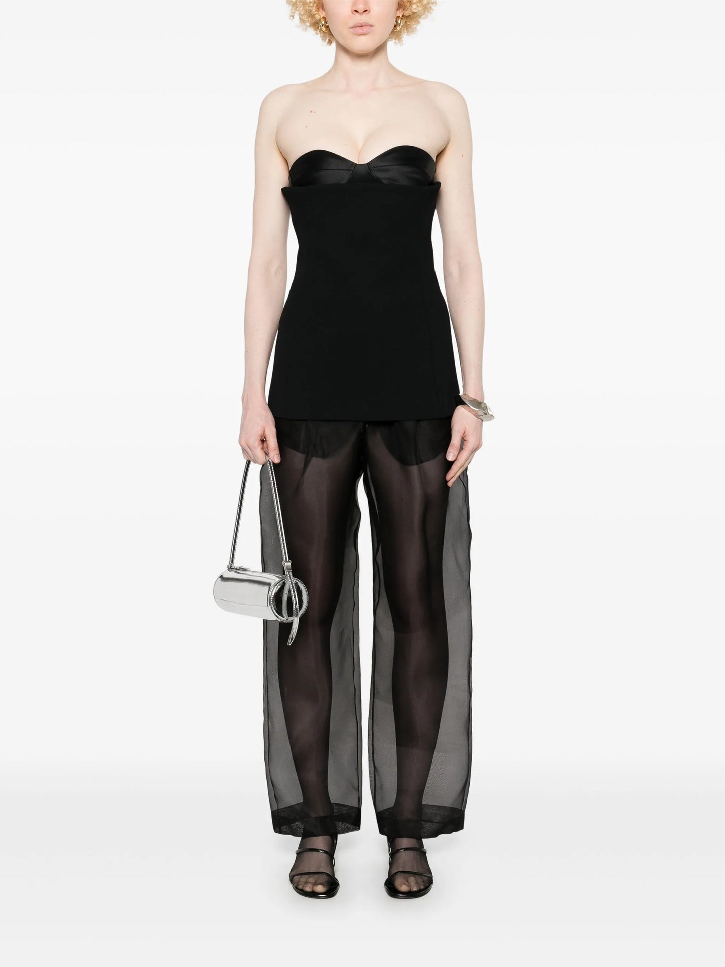 silk trousers