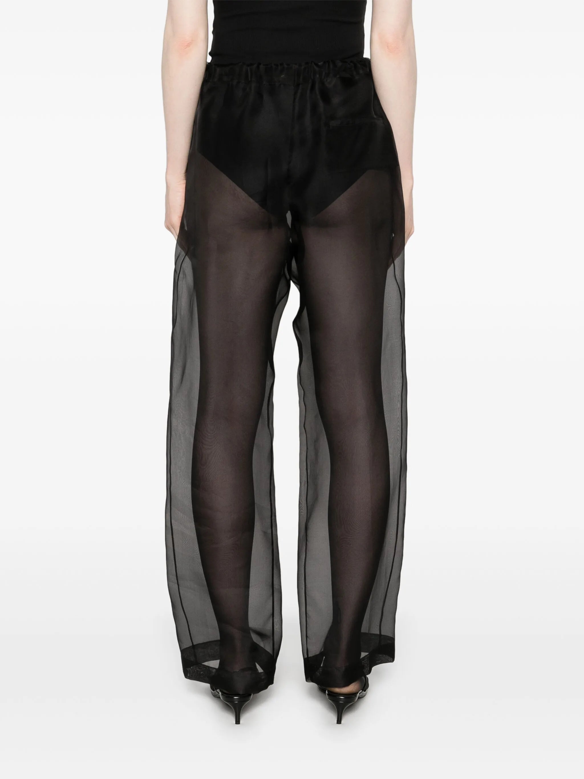 silk trousers