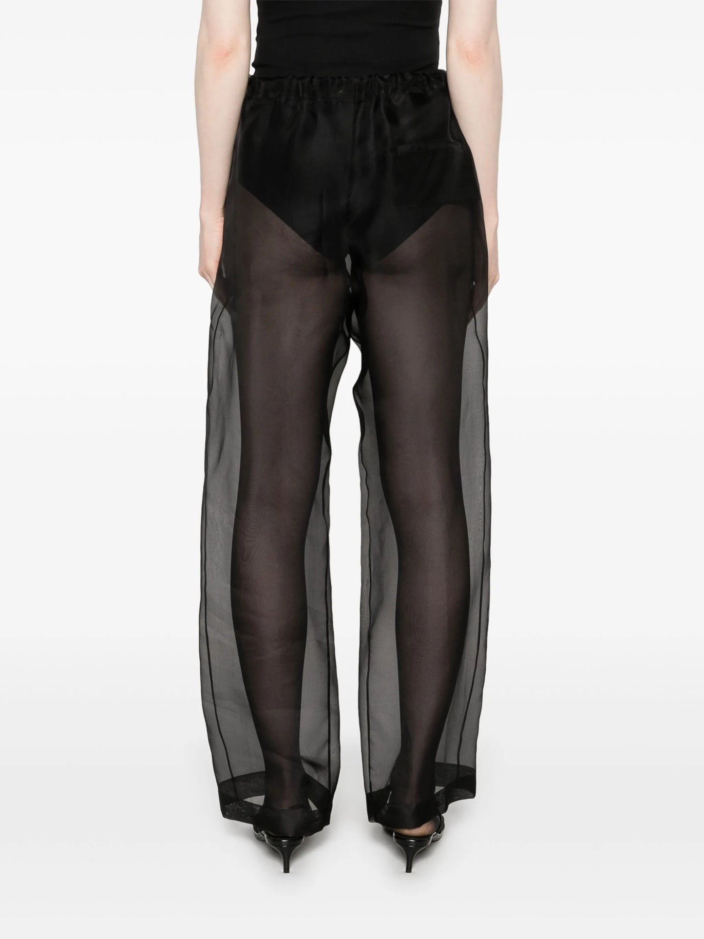 silk trousers