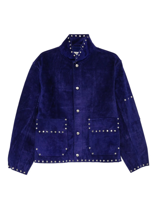 studded suede jacket