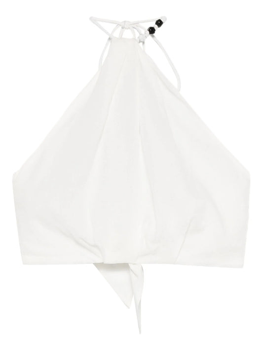 Azura halter-neck tie top