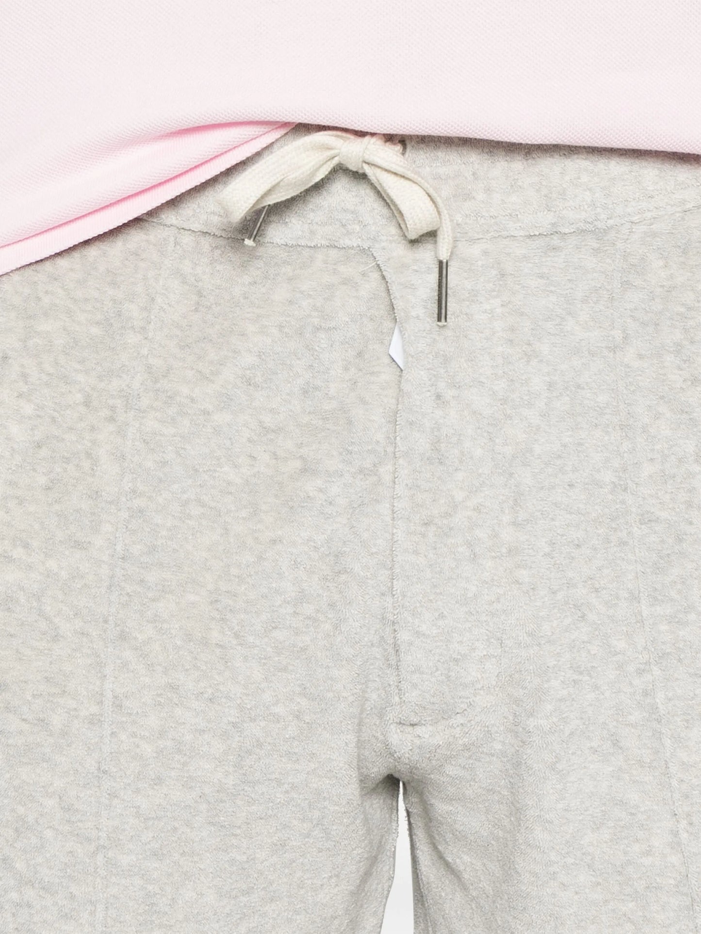 piped-trim track shorts