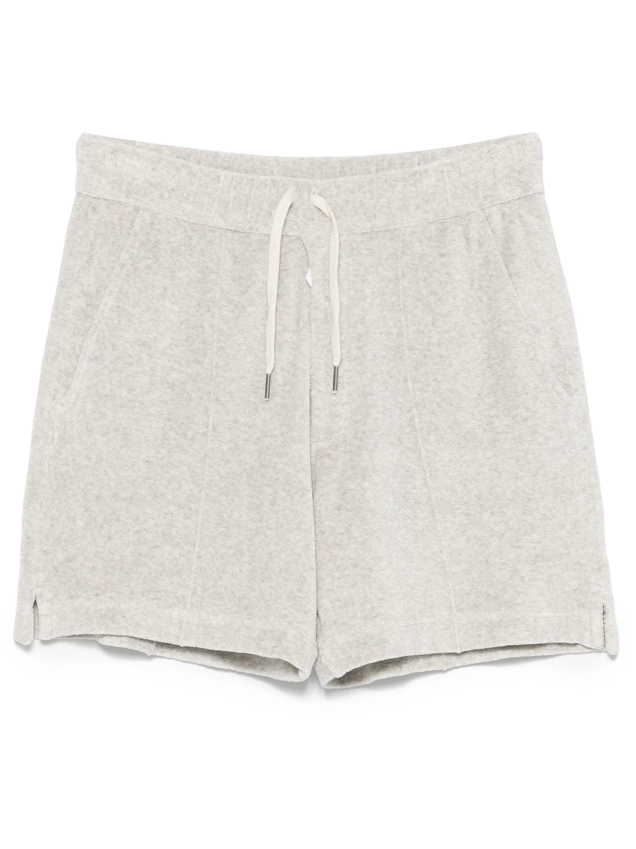 piped-trim track shorts