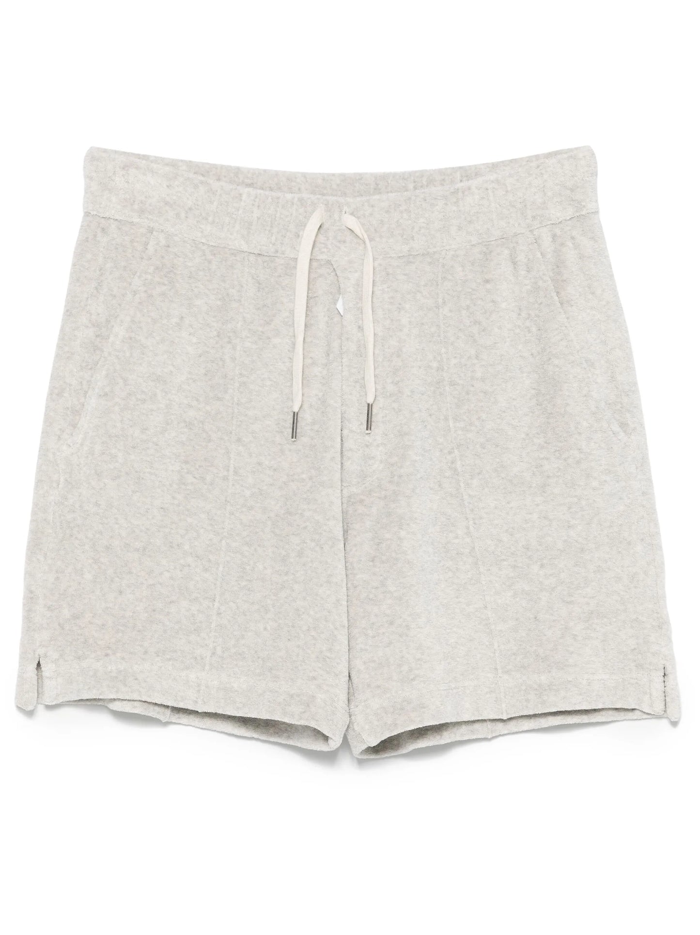 piped-trim track shorts