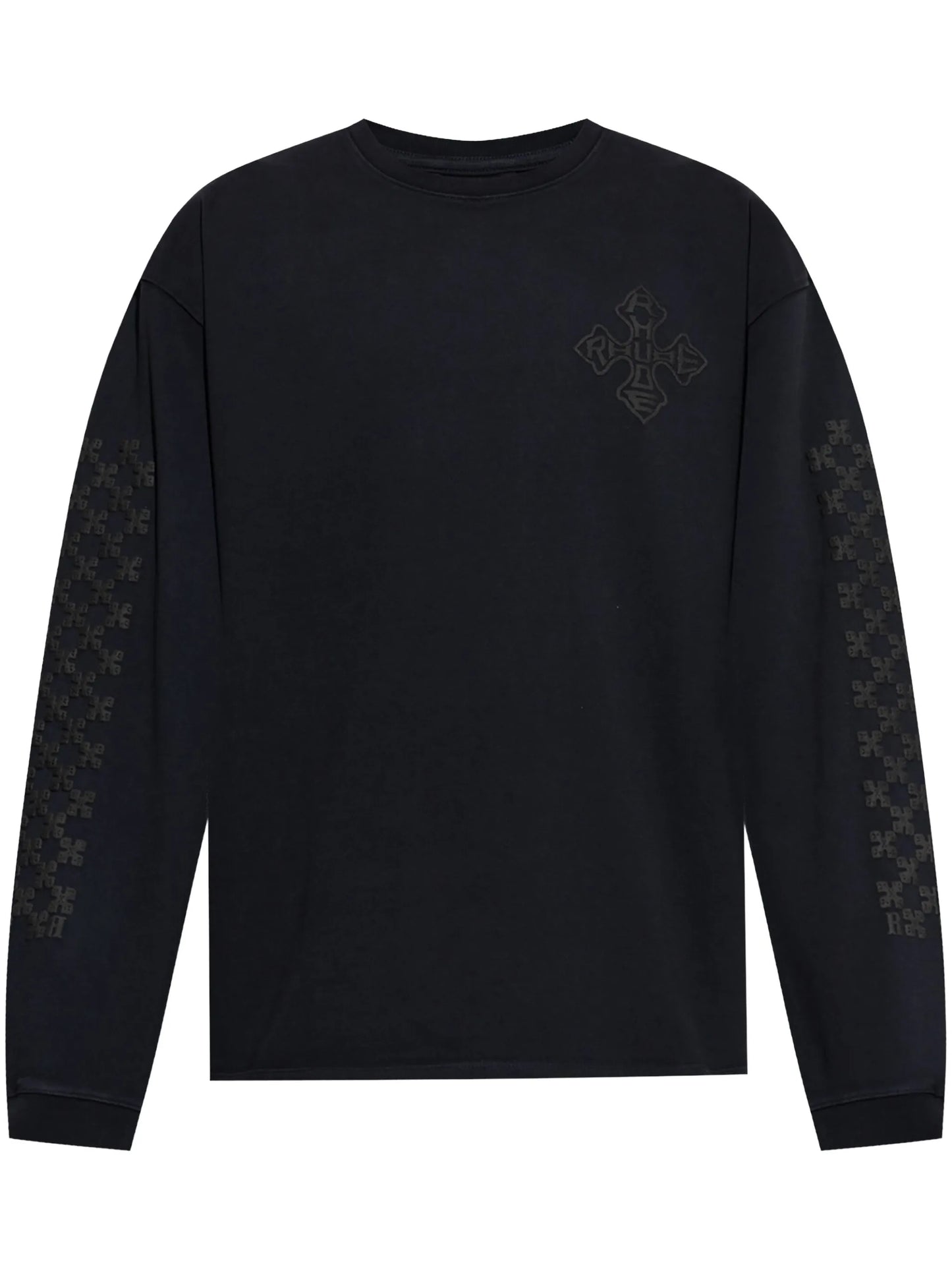 raised-logo cotton sweatshirt