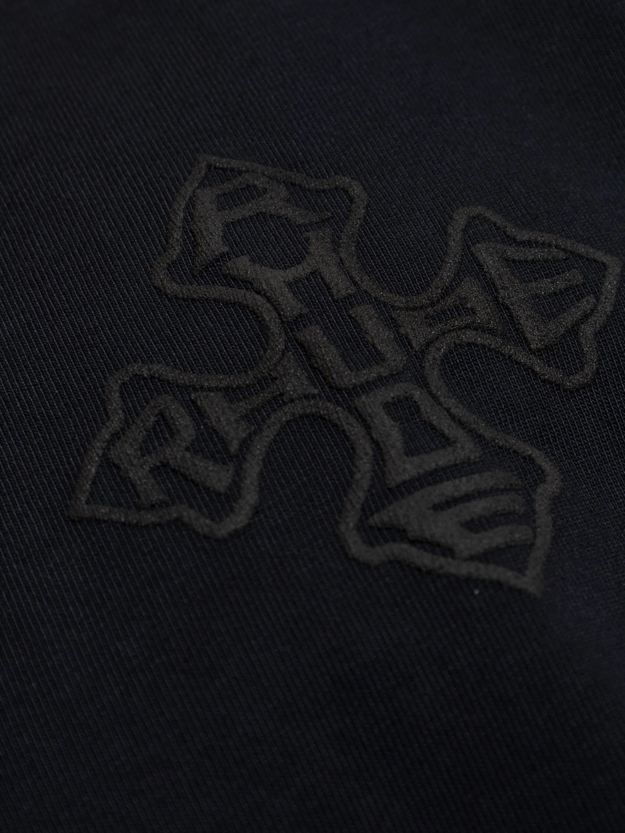 raised-logo cotton sweatshirt