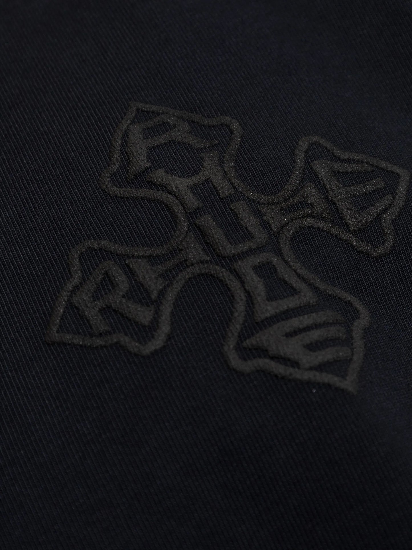 raised-logo cotton sweatshirt