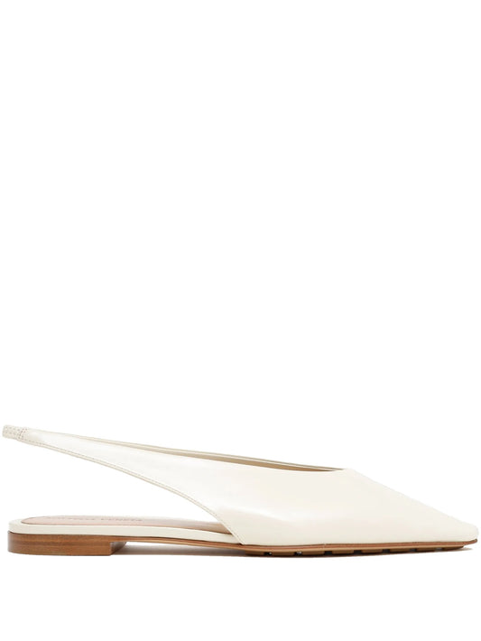 leather ballerina shoes