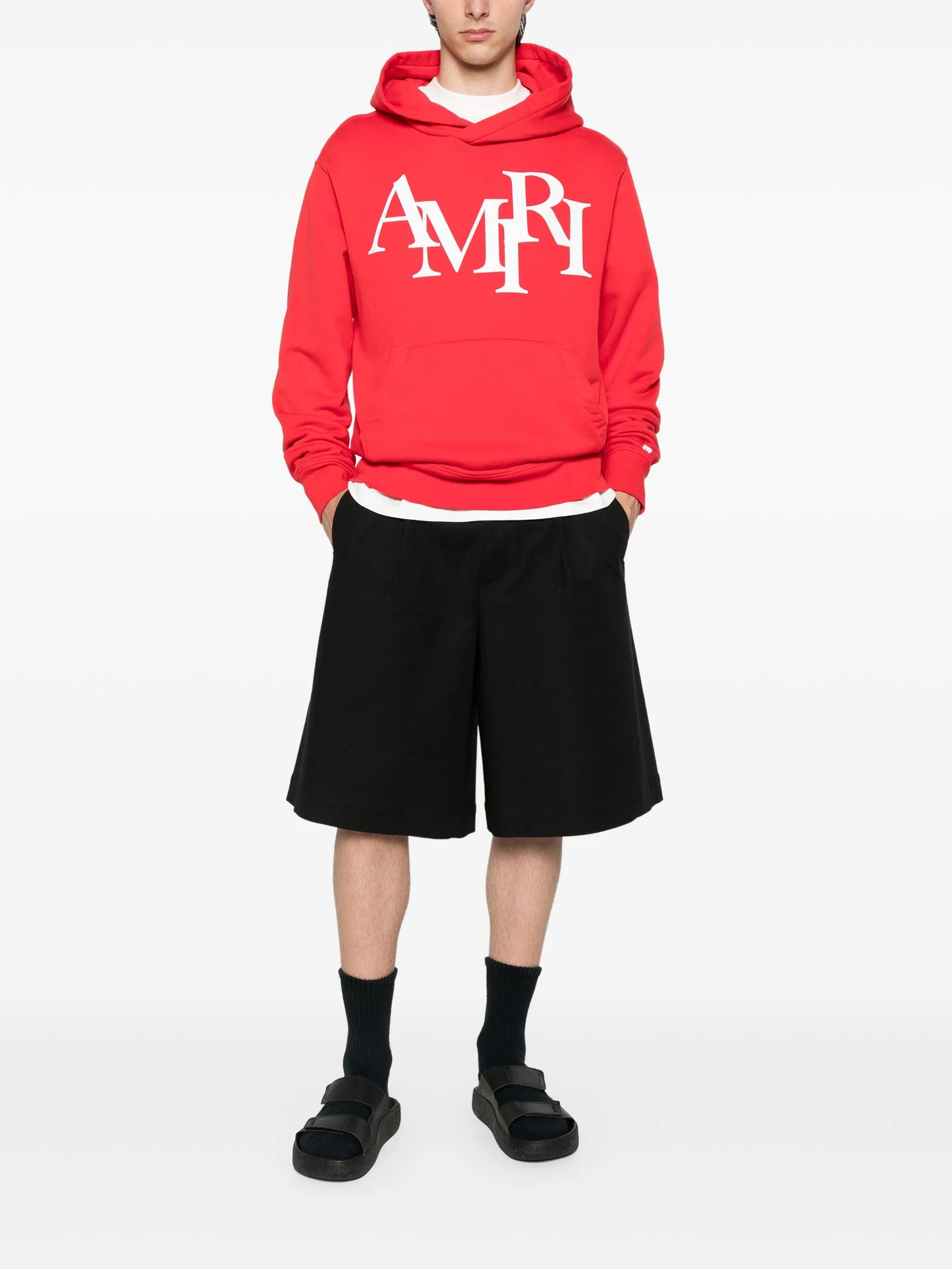 Staggered hoodie