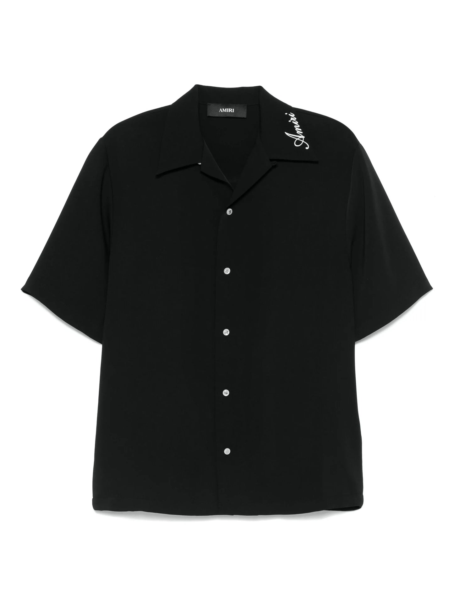 logo-embroidered shirt