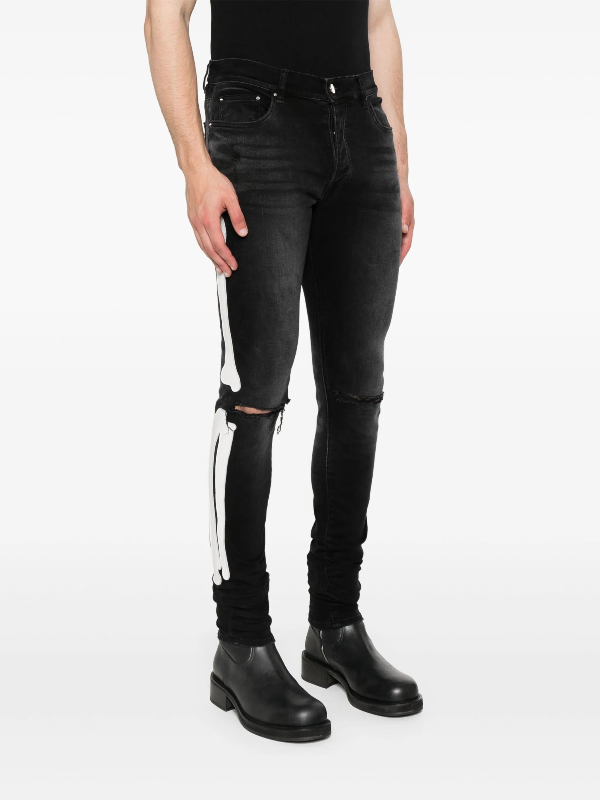 bones slash jeans