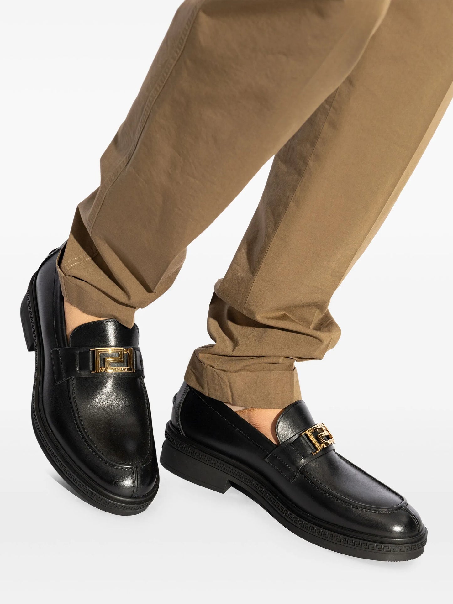 buckle-detail loafers