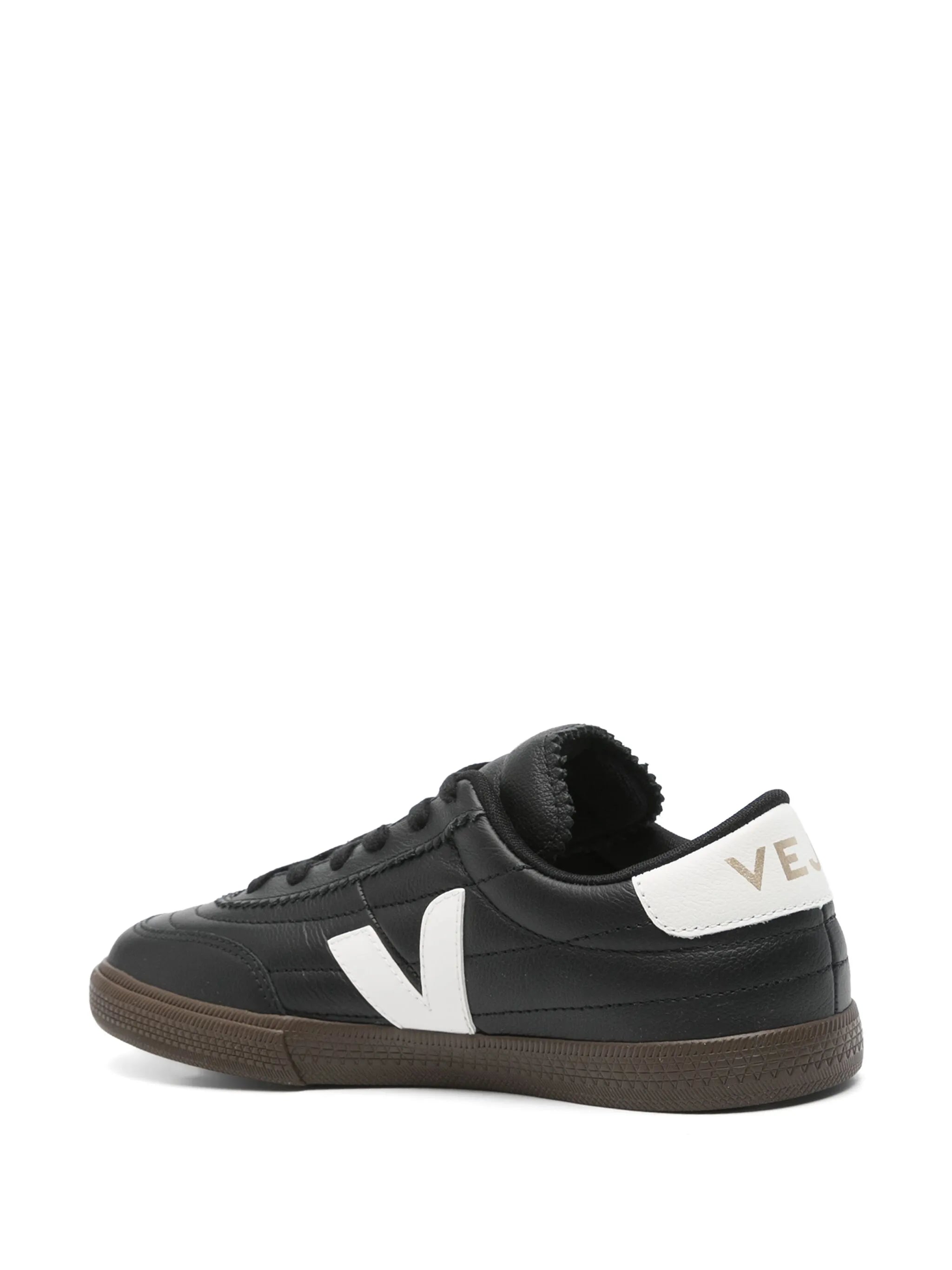 logo-patch gum-sole sneakers