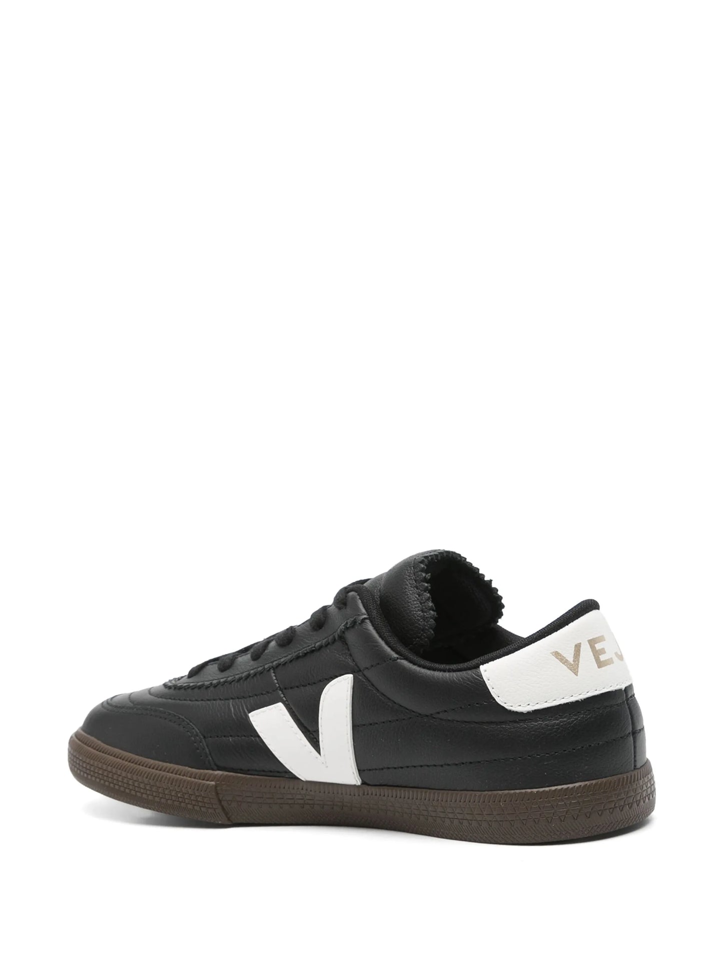 logo-patch gum-sole sneakers