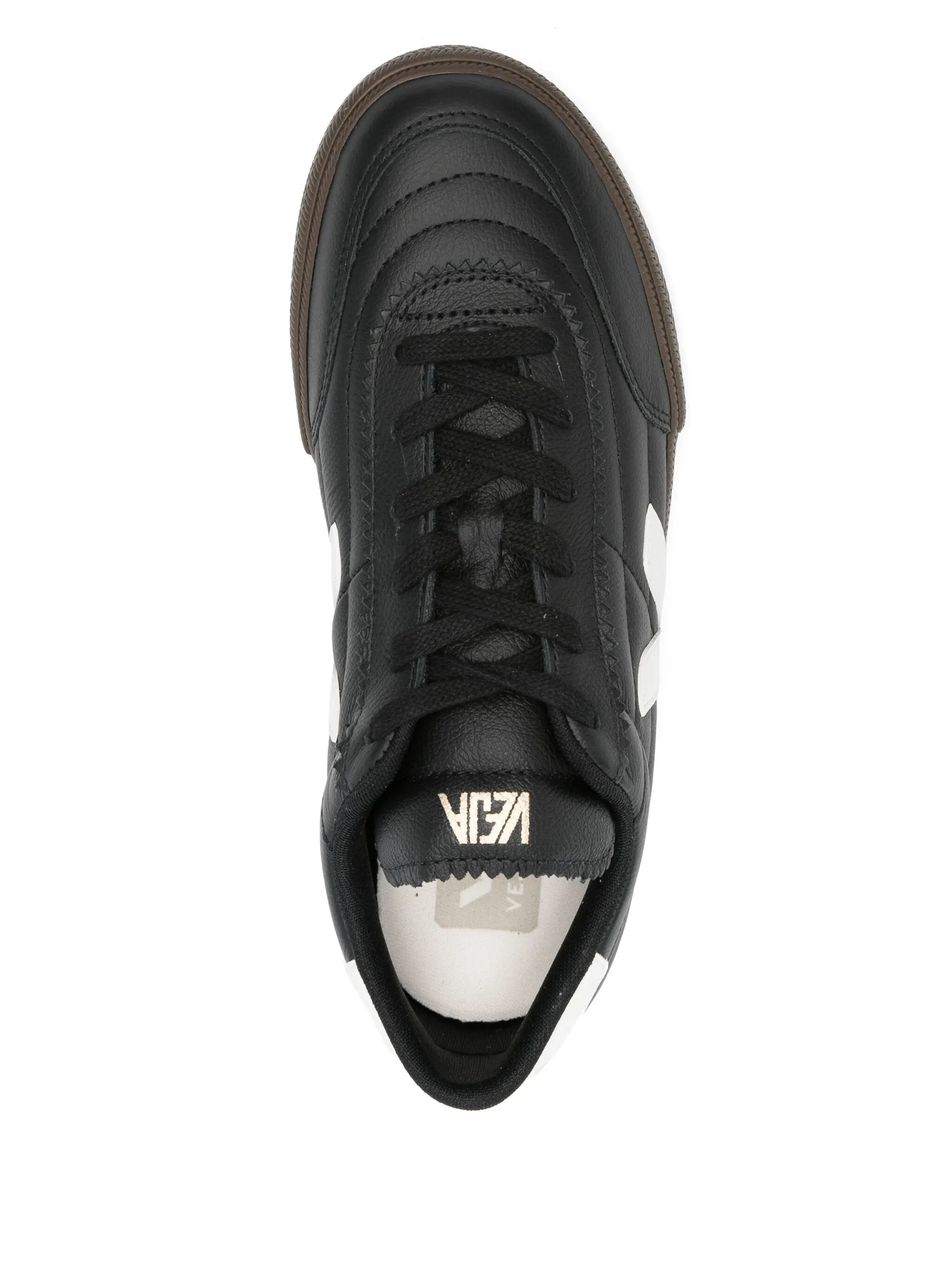 logo-patch gum-sole sneakers