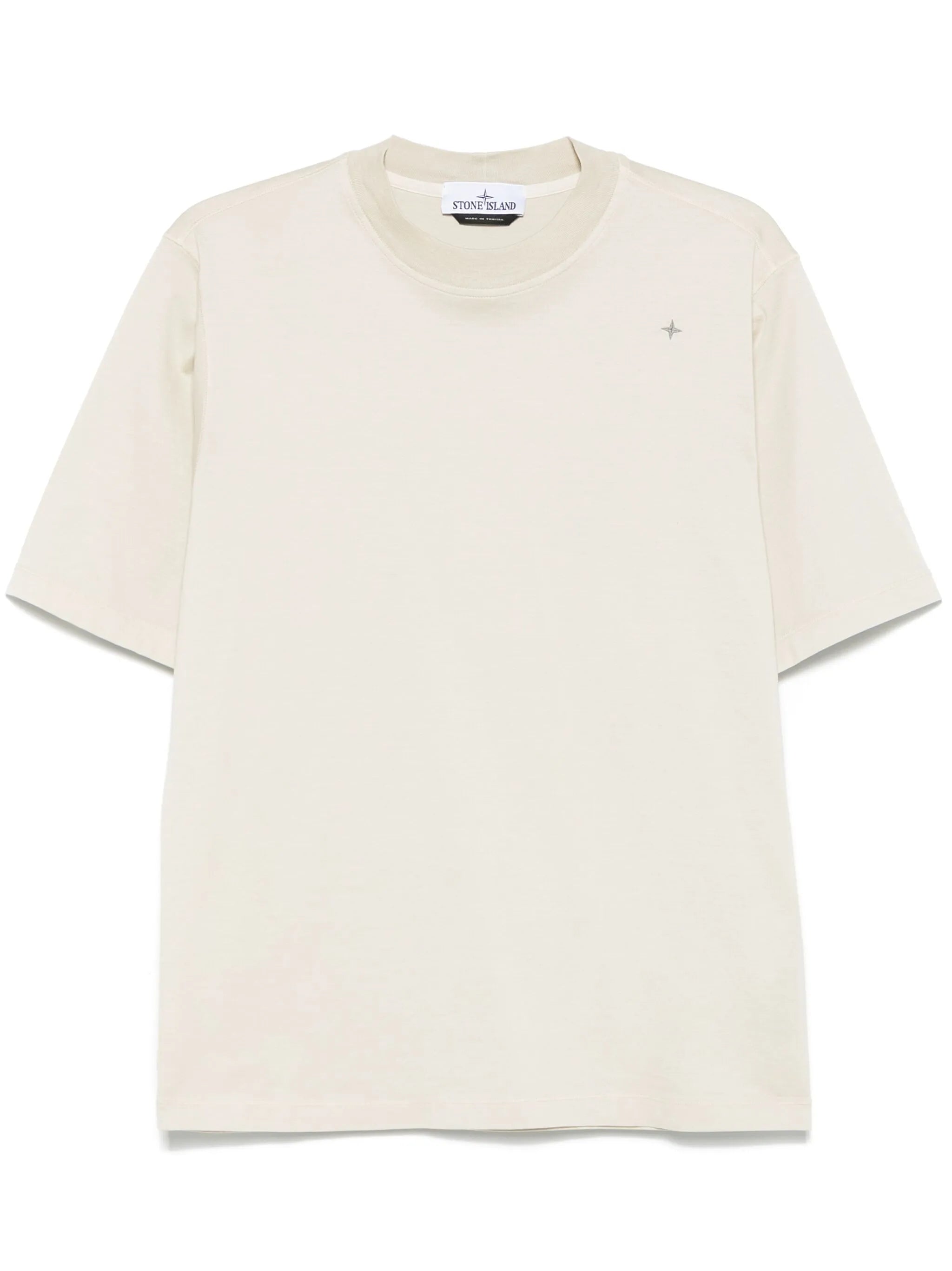 compass-embroidered T-shirt