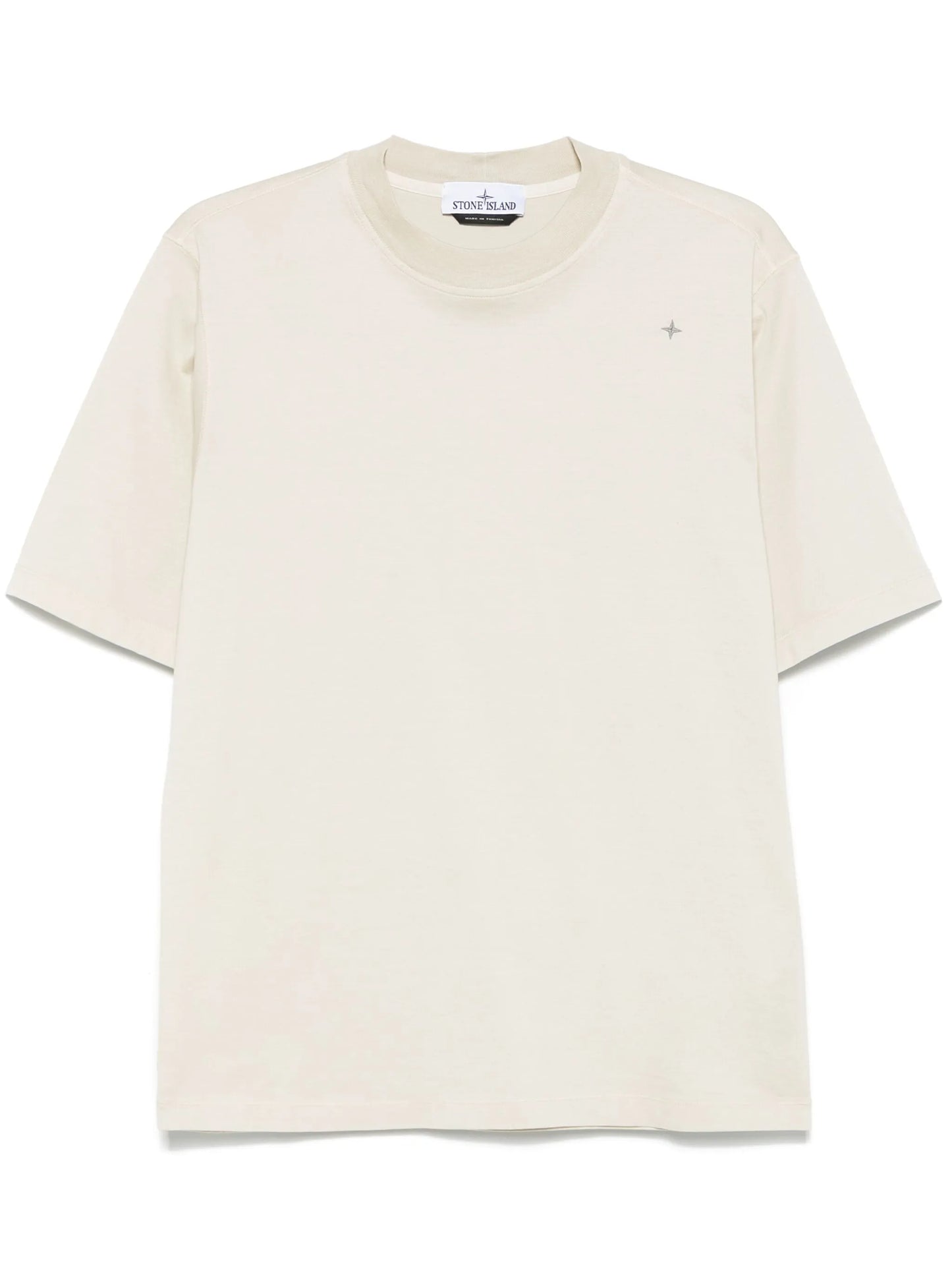 compass-embroidered T-shirt