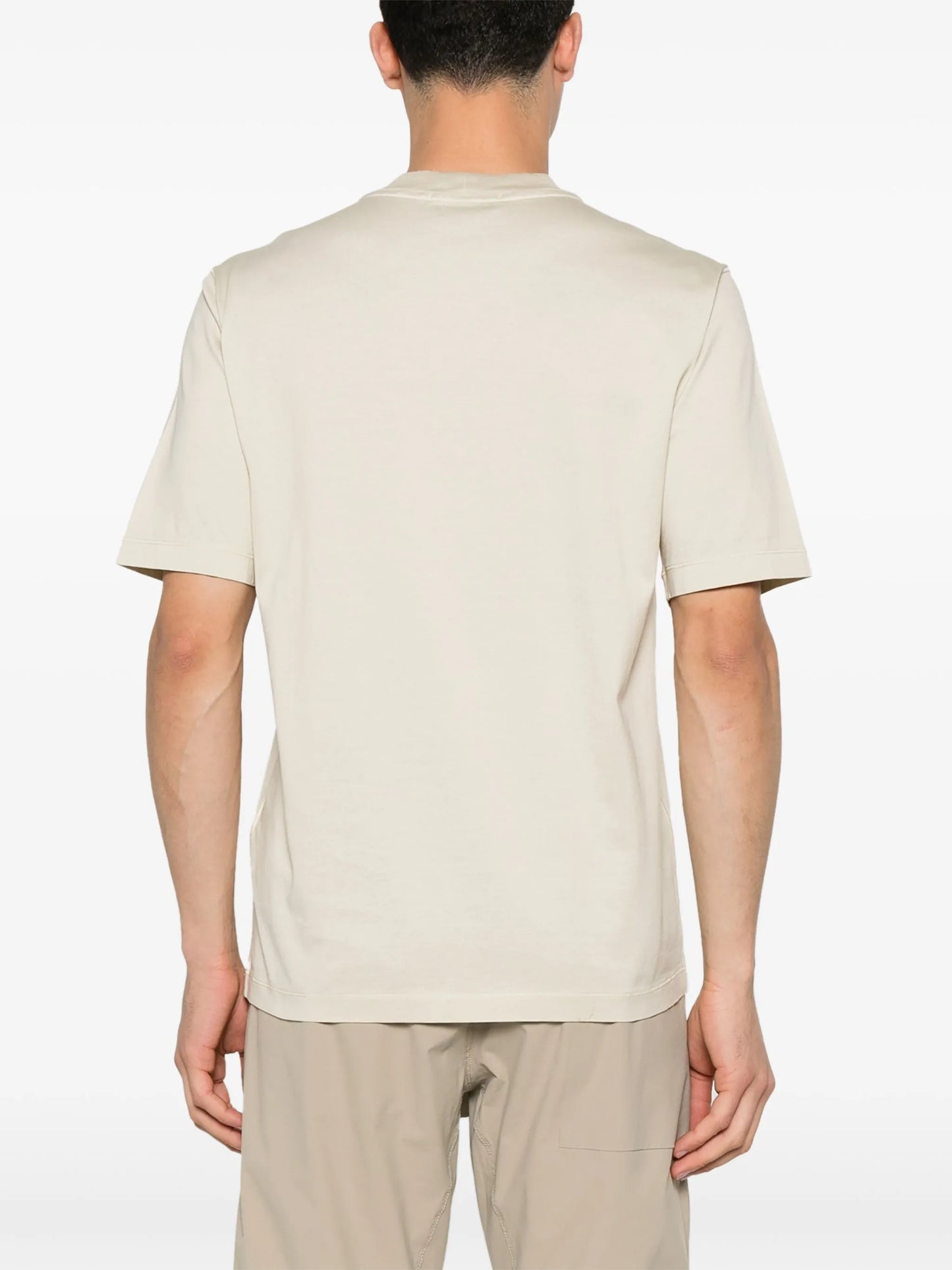compass-embroidered T-shirt
