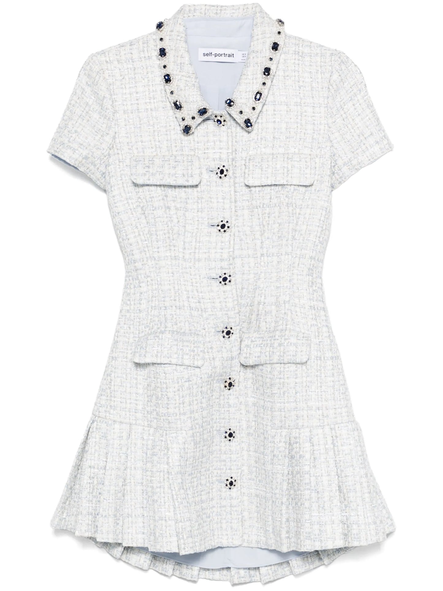 bouclé mini dress