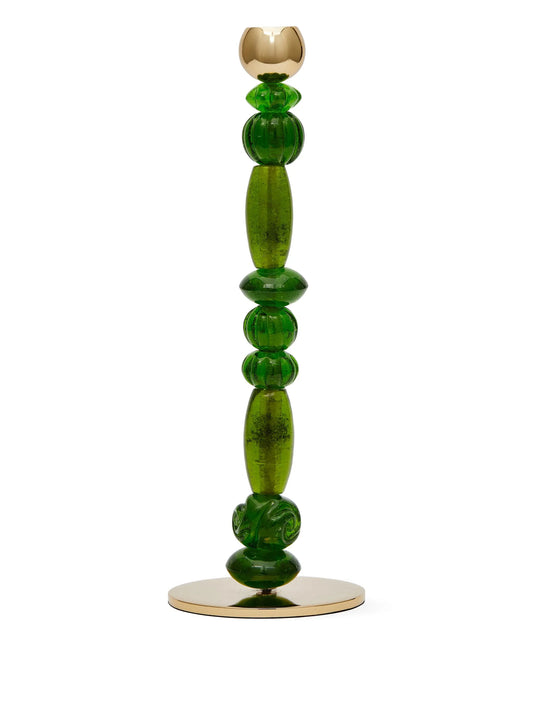 glass candlestick holder