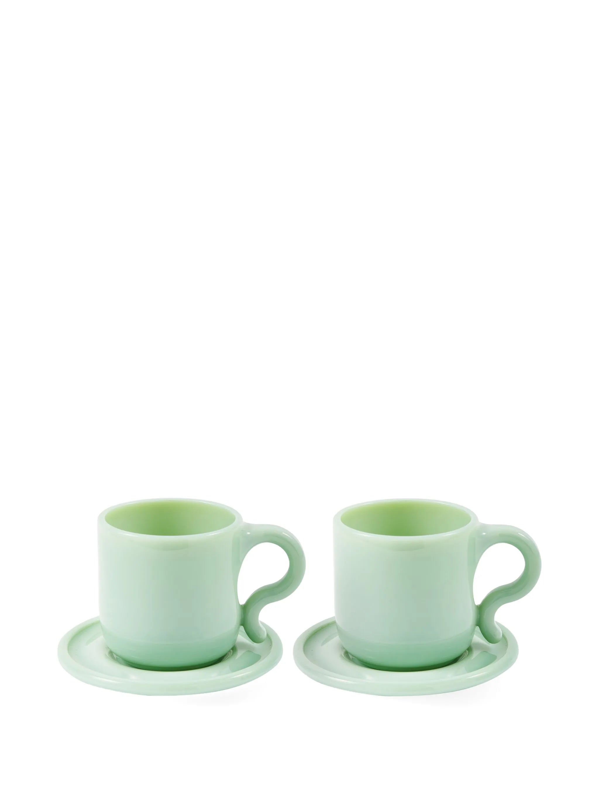 glossy expresso cup (set of two)
