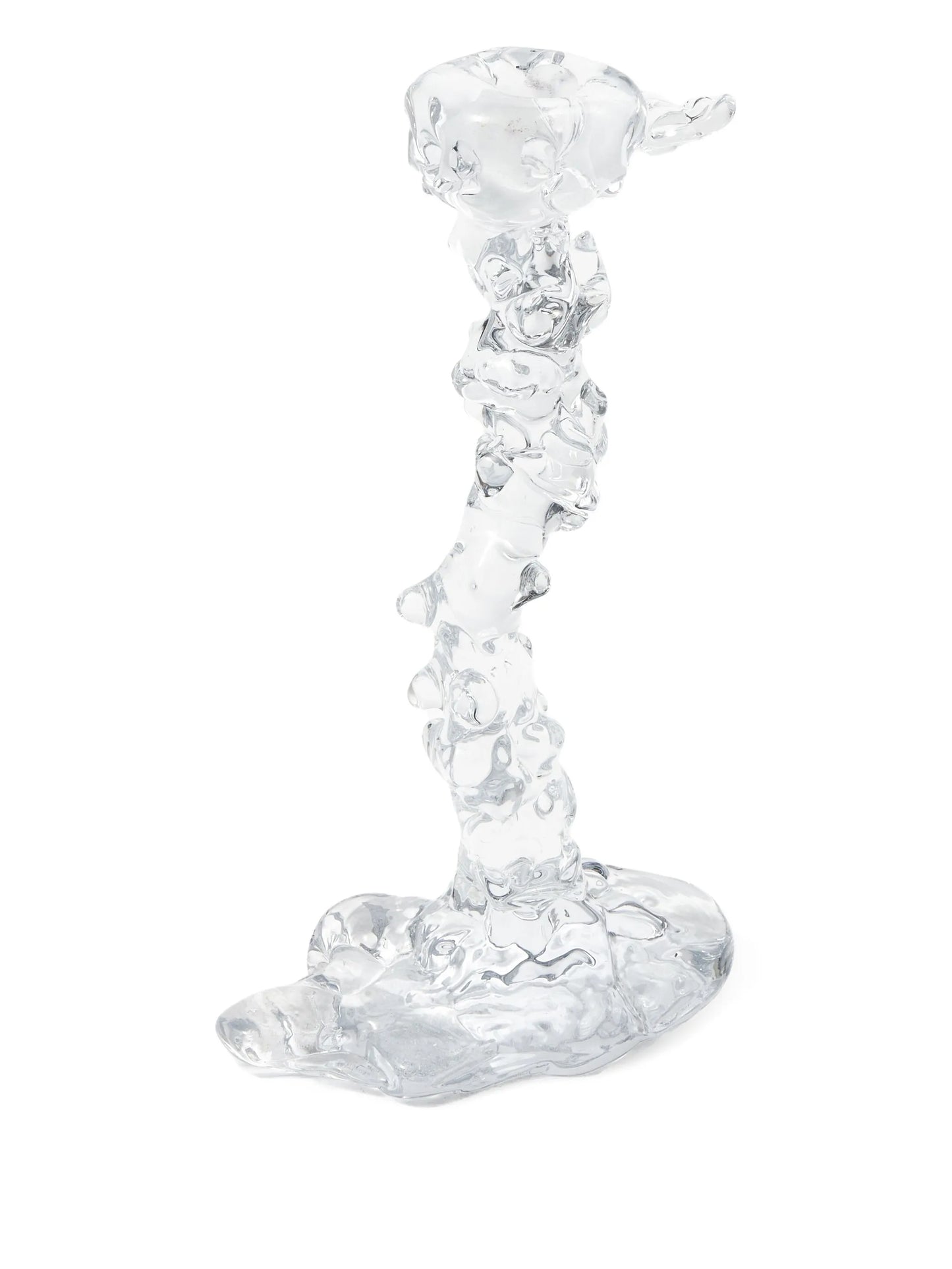 Drip glass candle holder (25cm)