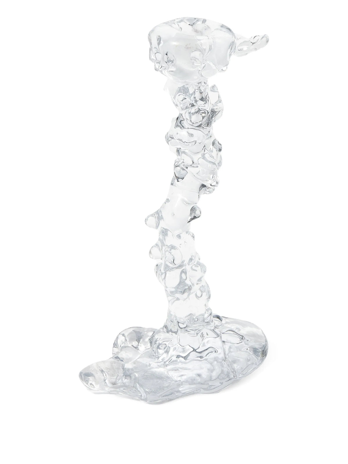 Drip glass candle holder (25cm)