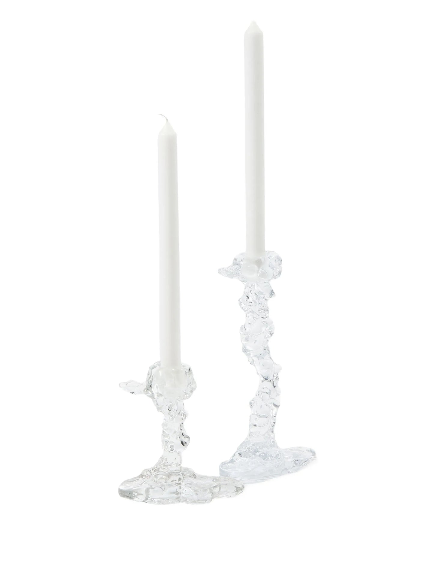 Drip glass candle holder (25cm)