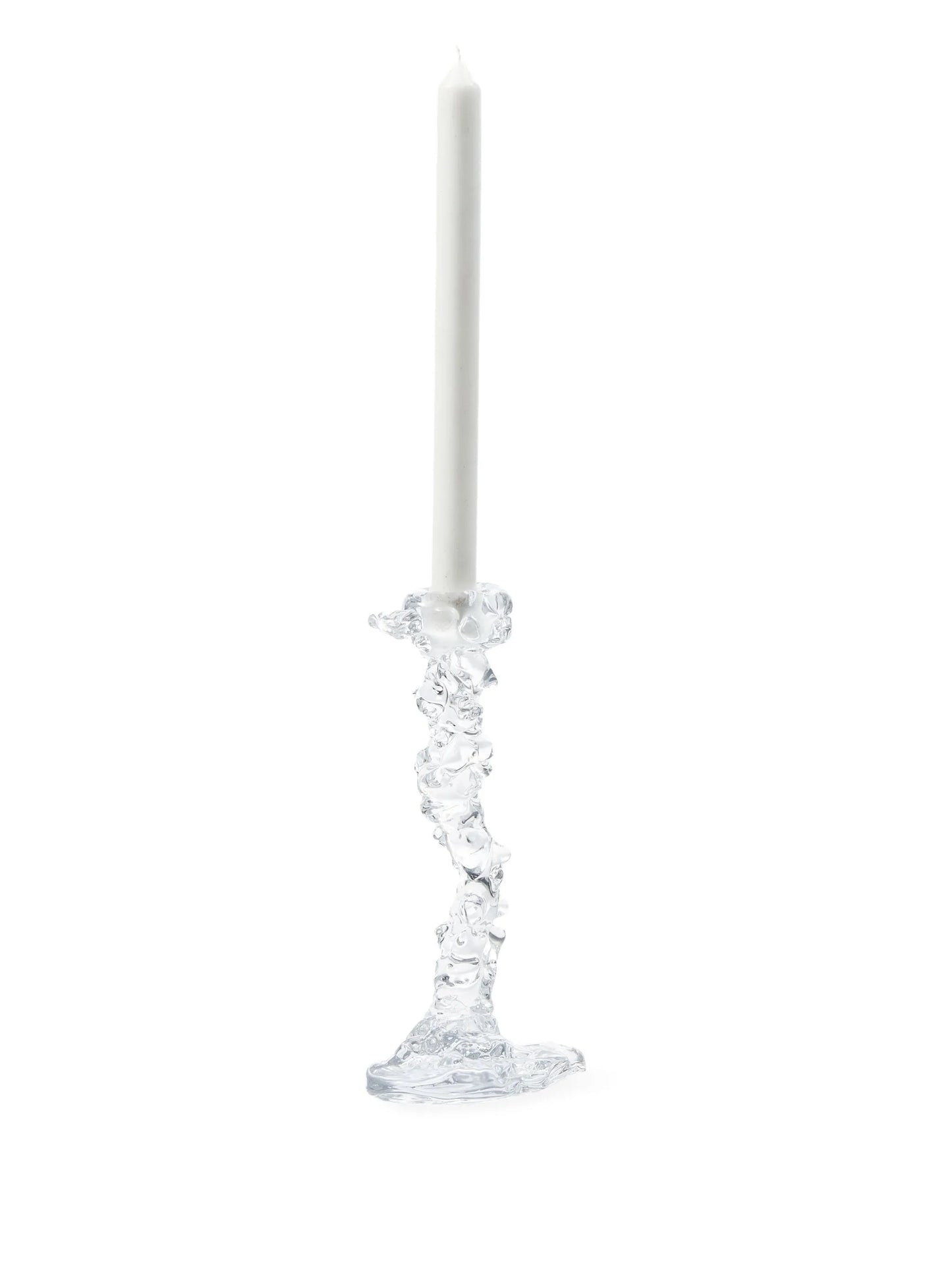 Drip glass candle holder (25cm)