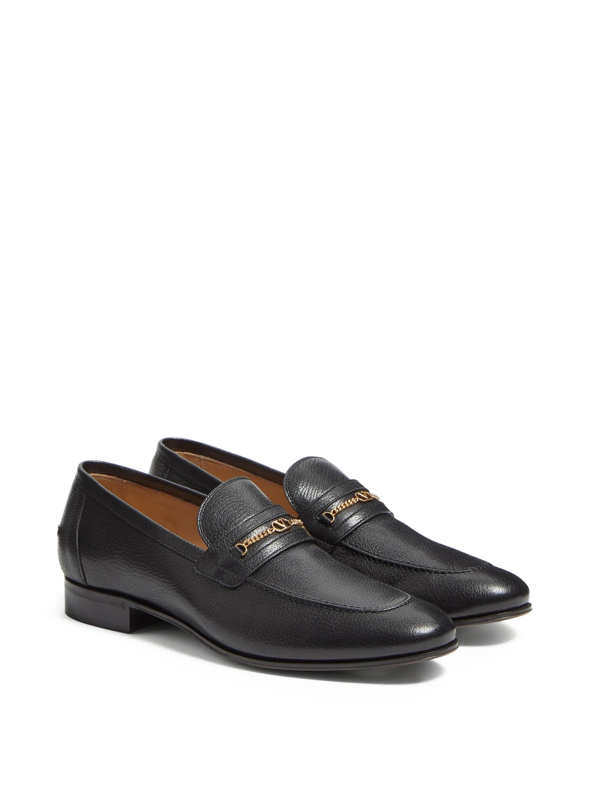 Vlogo Signature kidskin moccasins