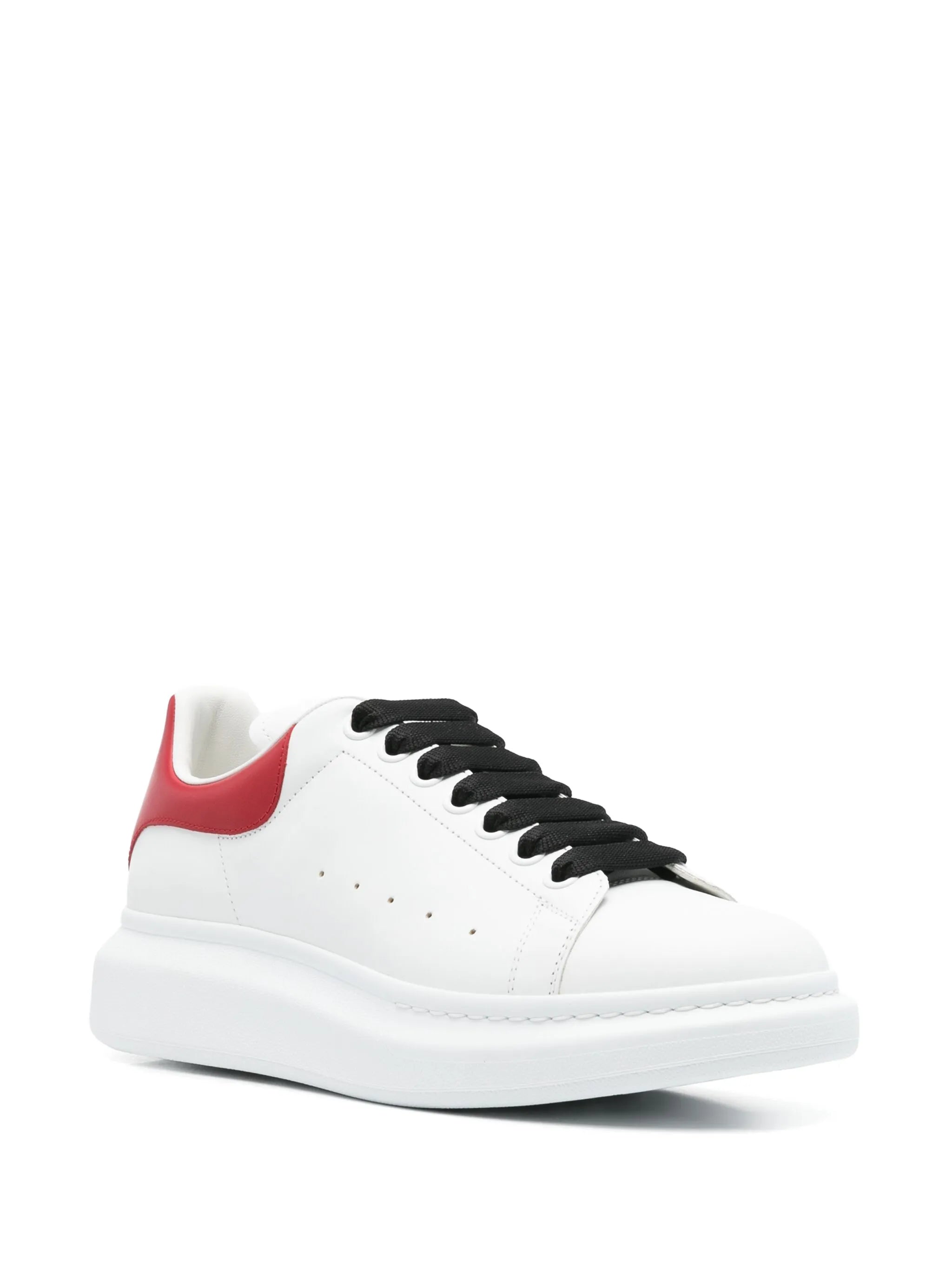 Oversized leather sneakers