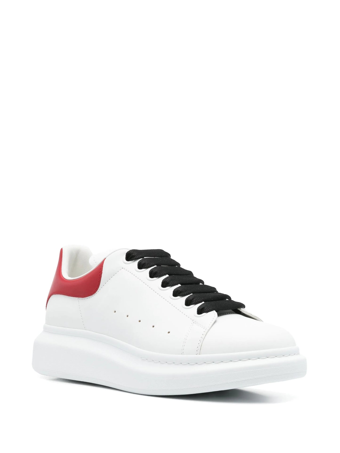 Oversized leather sneakers