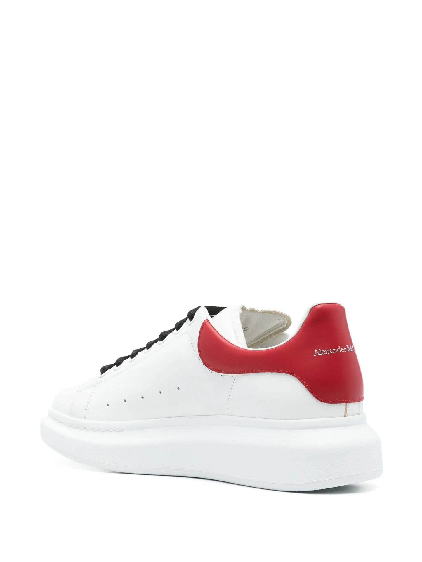 Oversized leather sneakers
