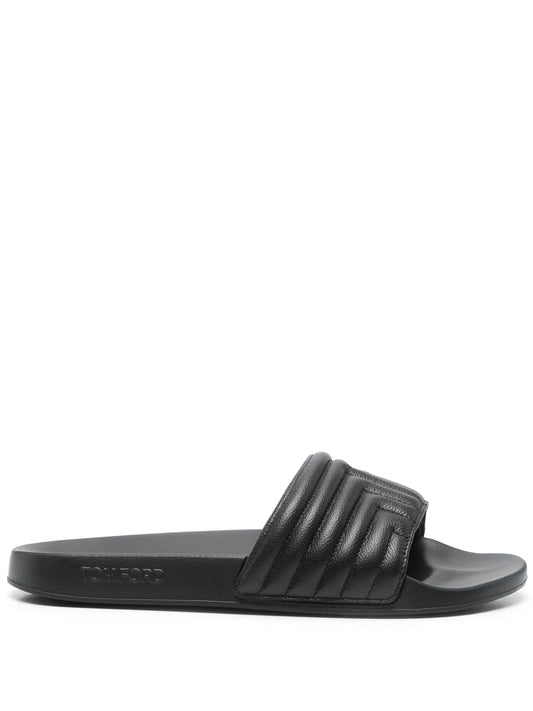 leather slides