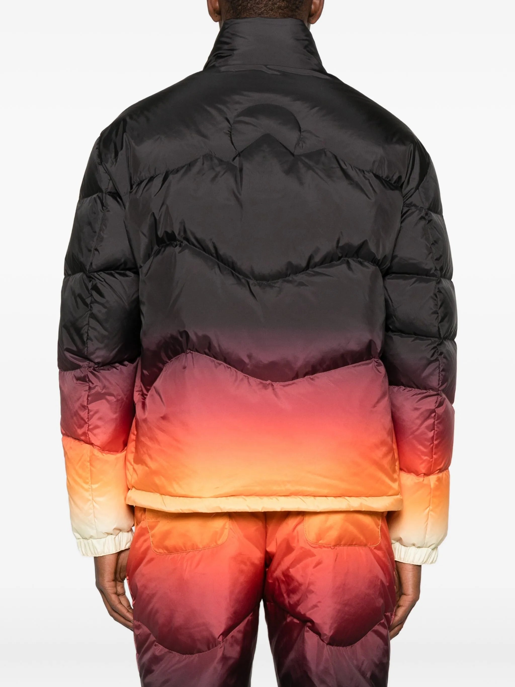 zip-up padded jacket