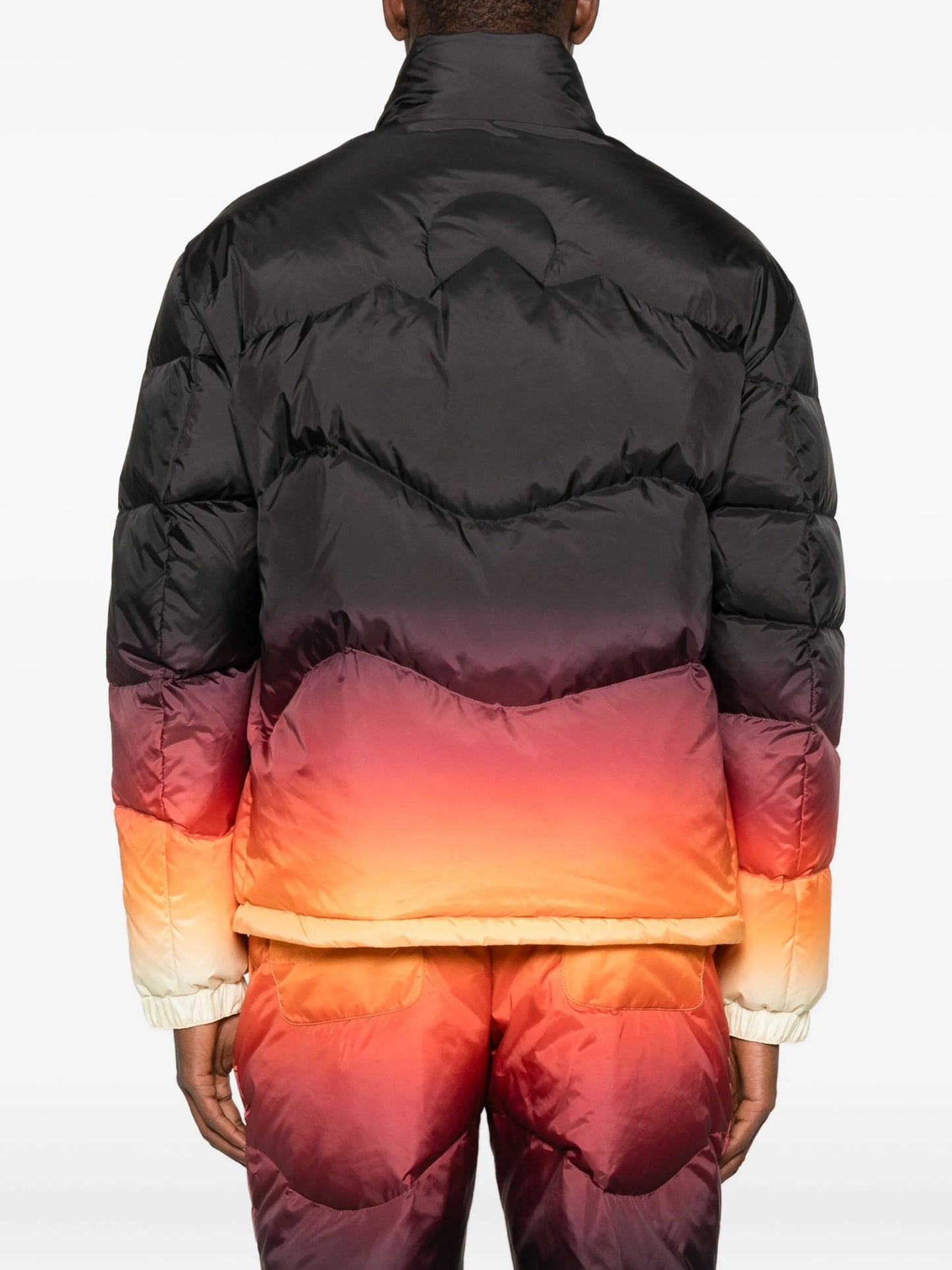 zip-up padded jacket