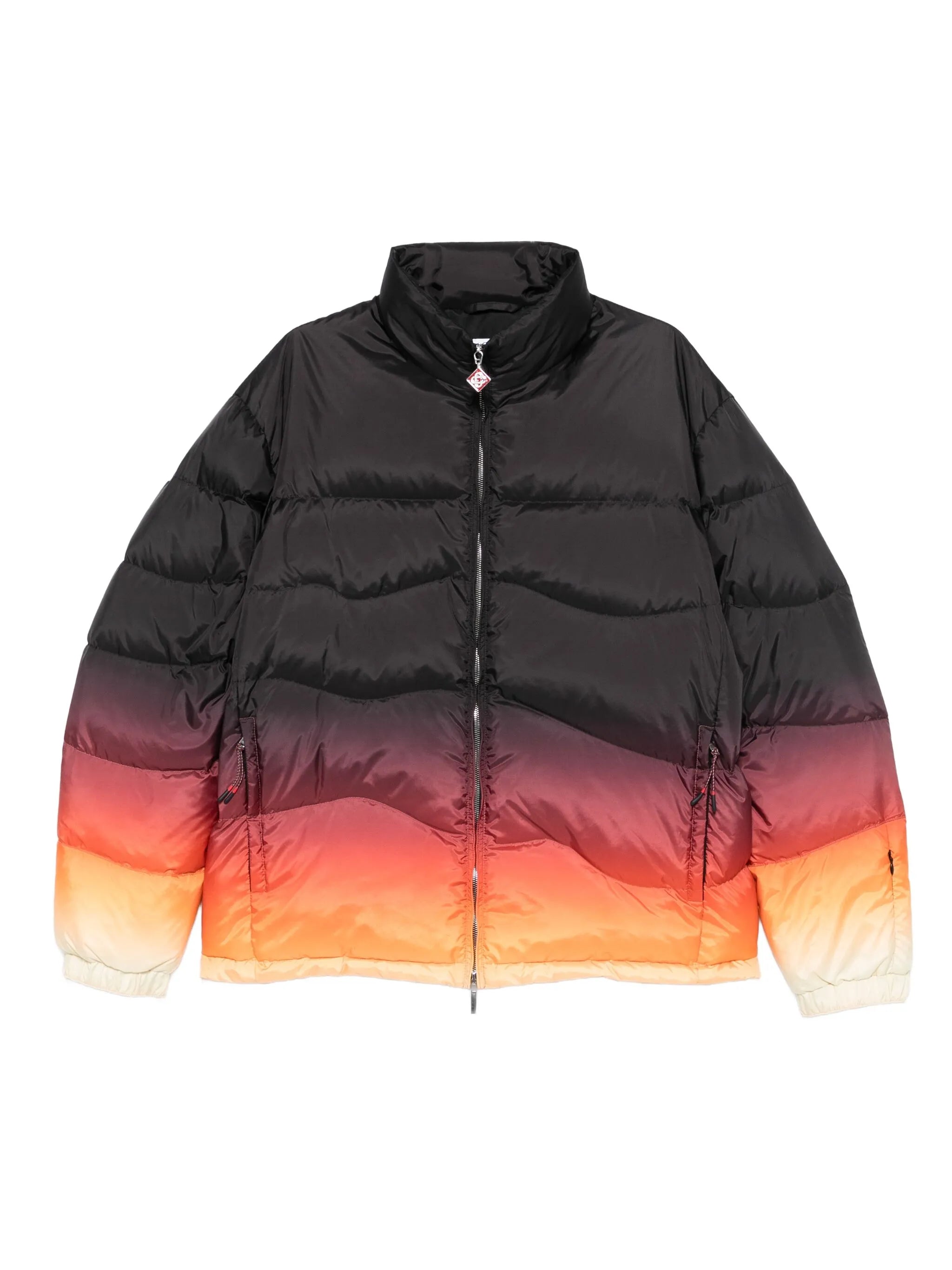 zip-up padded jacket