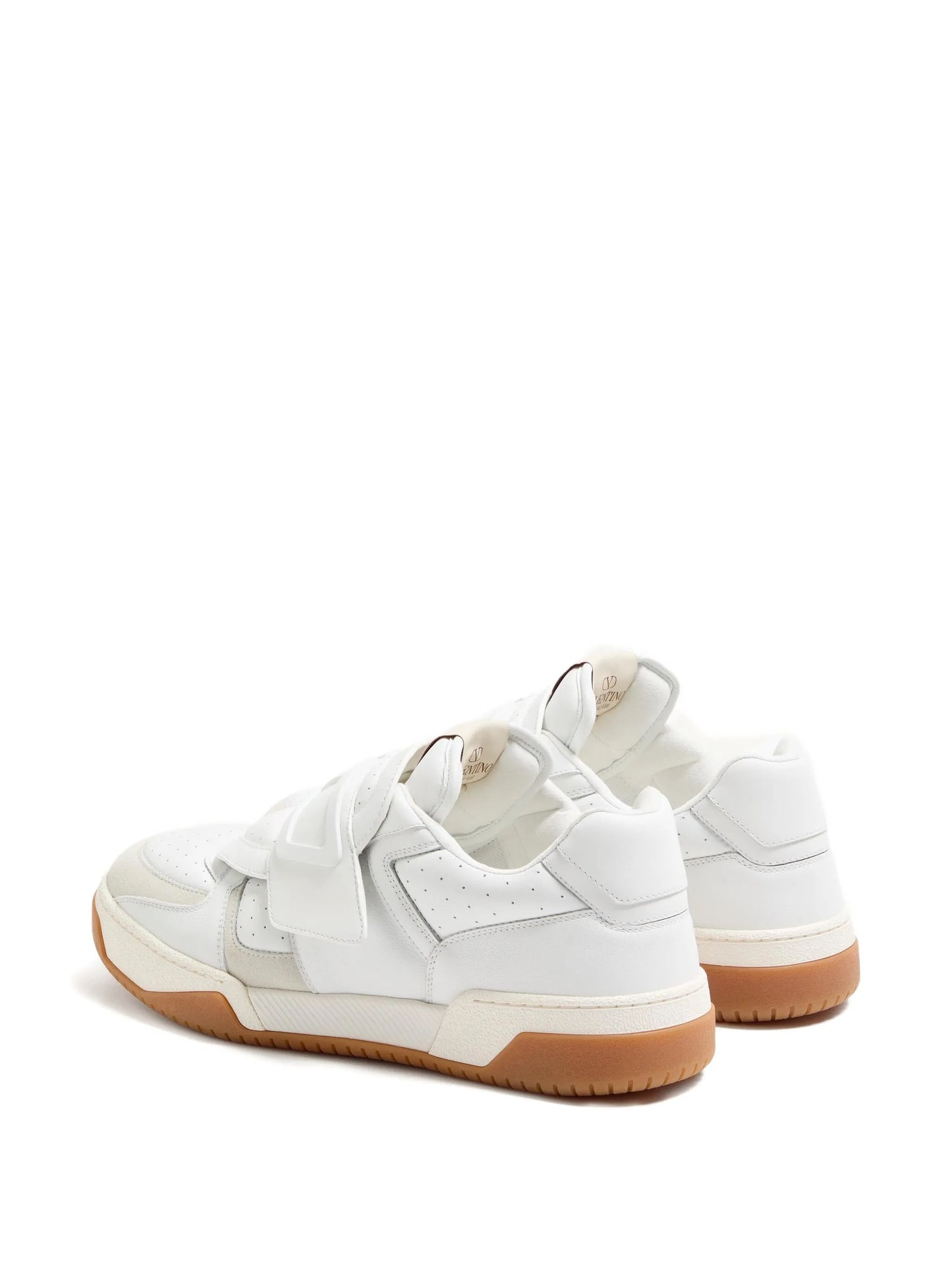 perforated strap sneakers