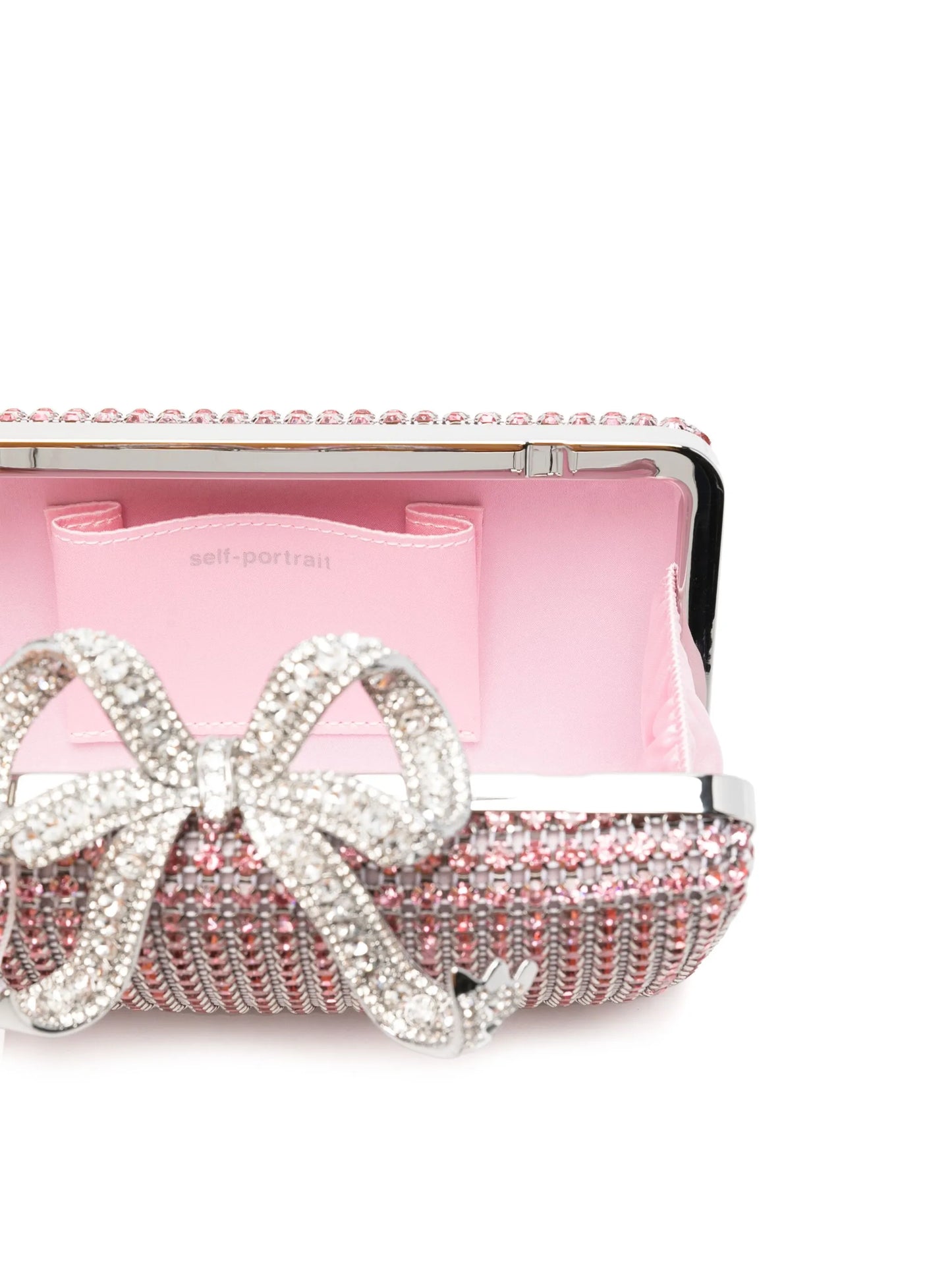 crystal-embellished clutch bag