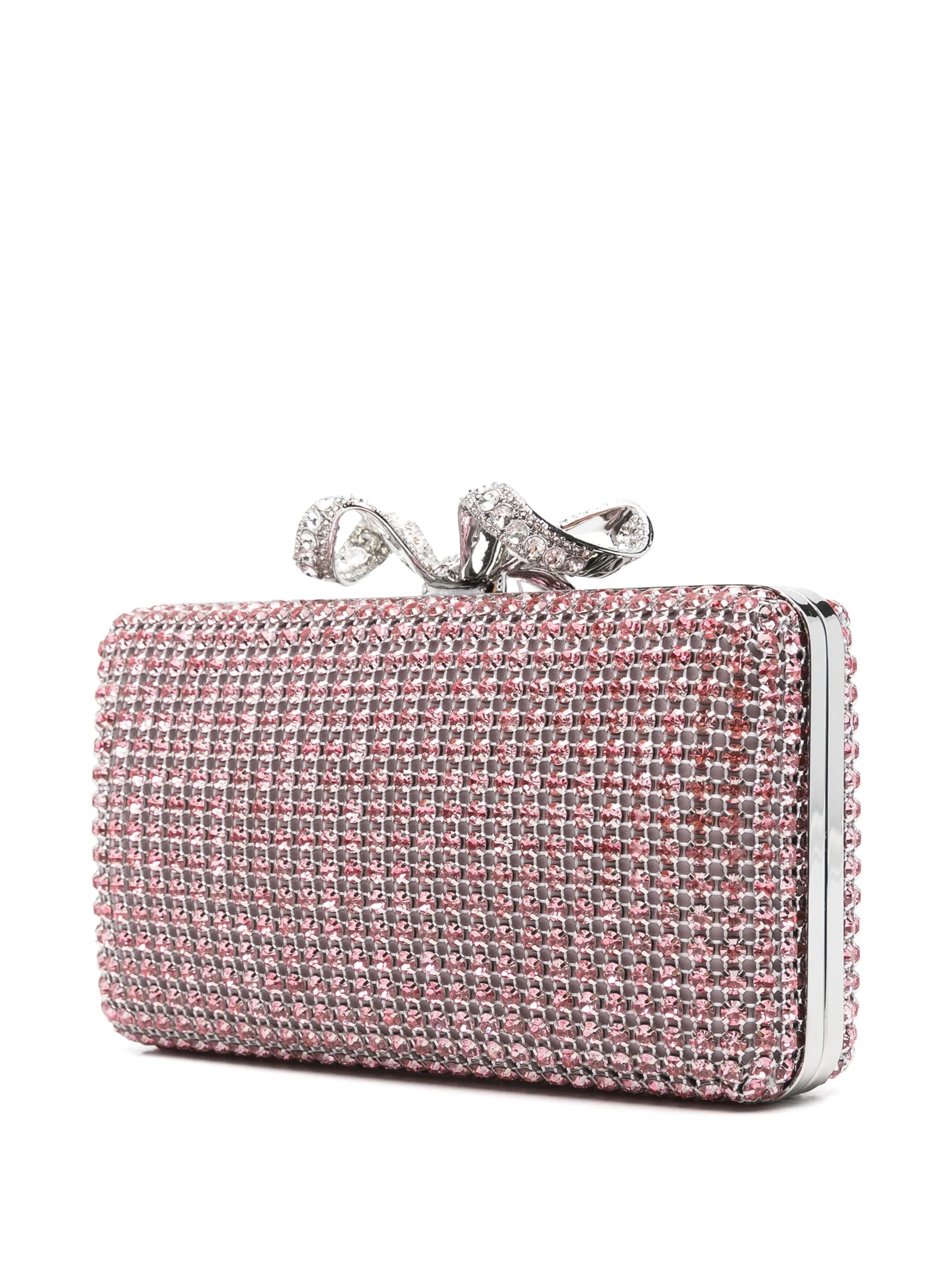 crystal-embellished clutch bag