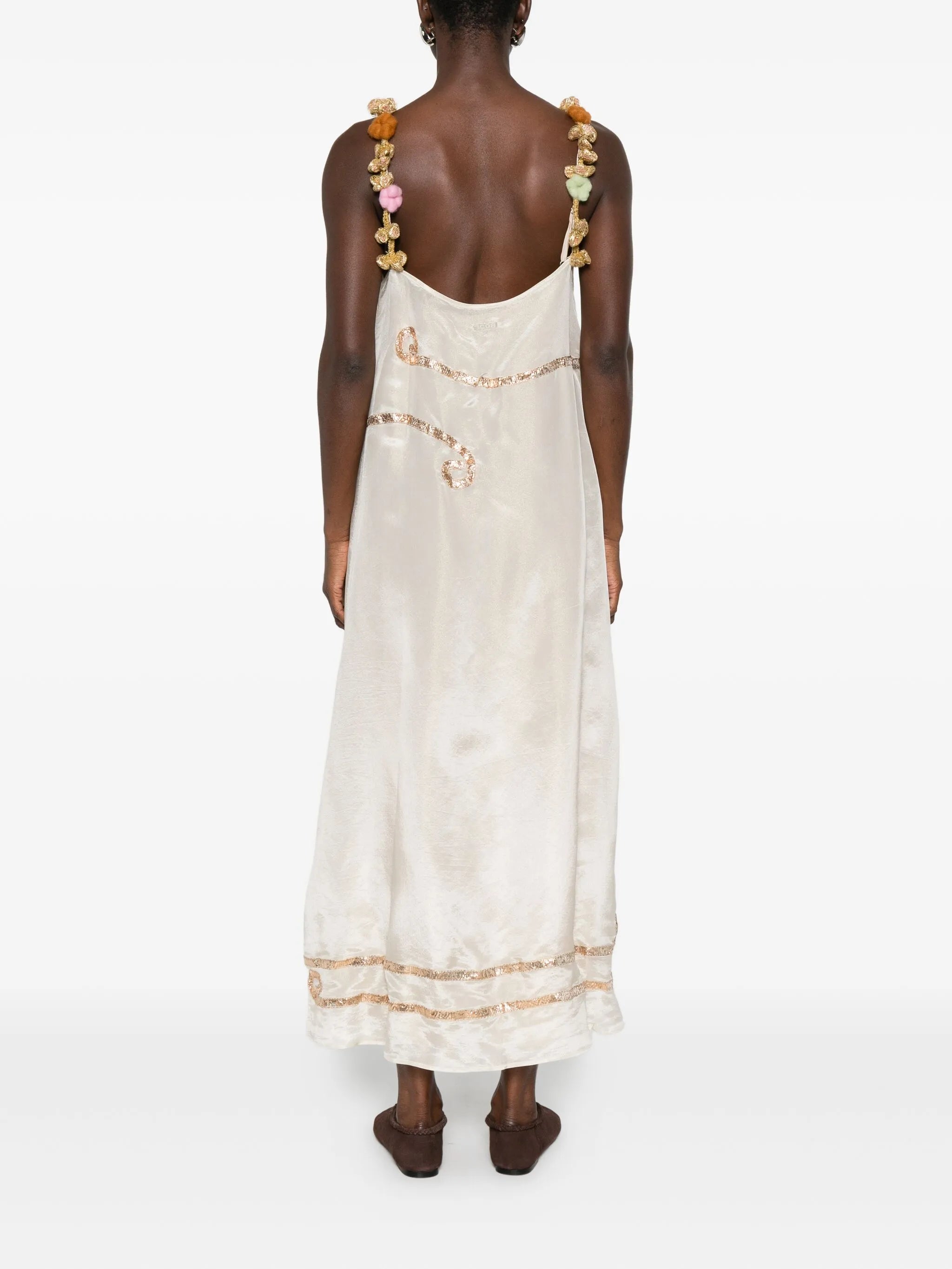 Lido strappy embellished dress