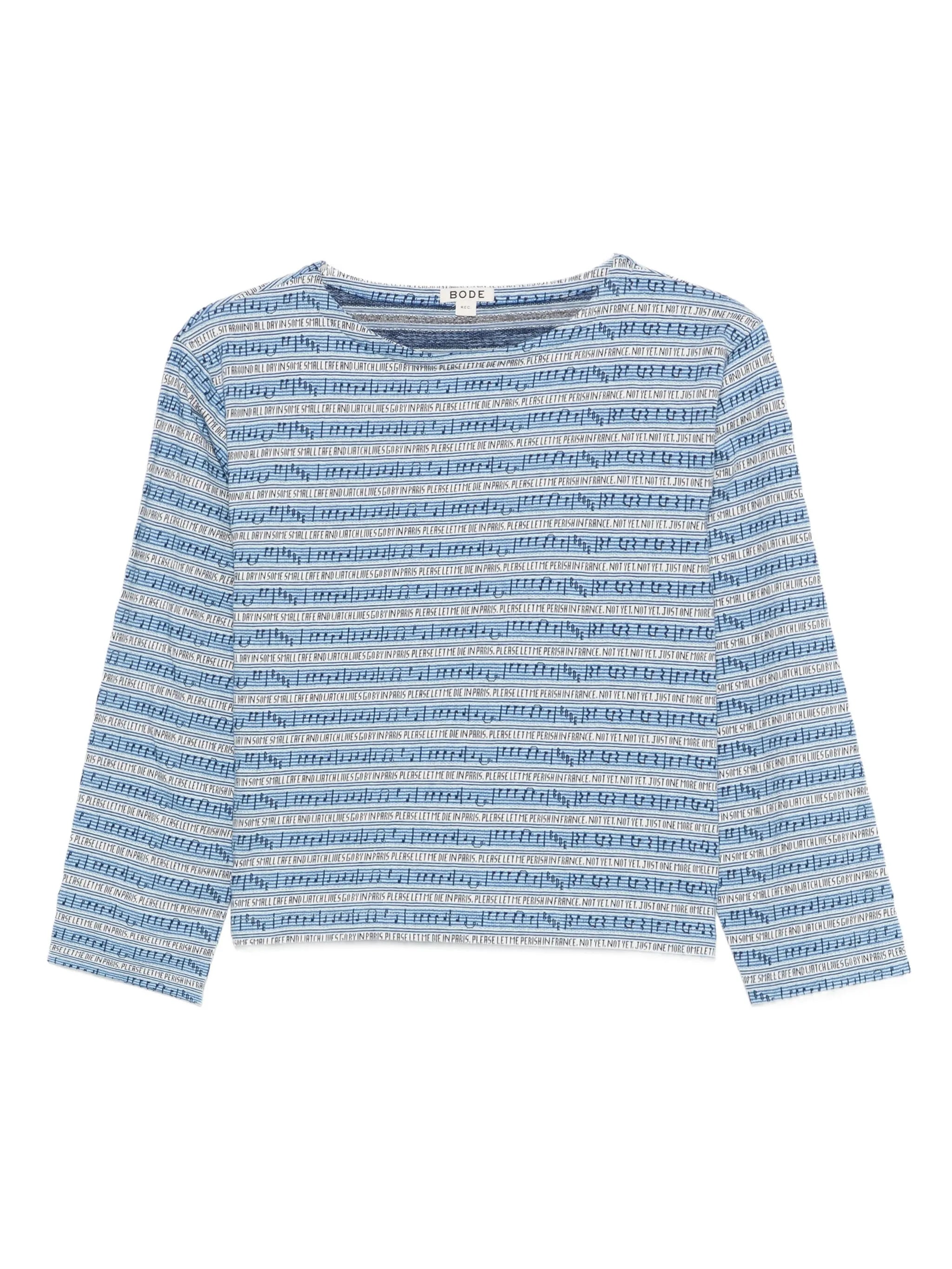 boat-neck blouse