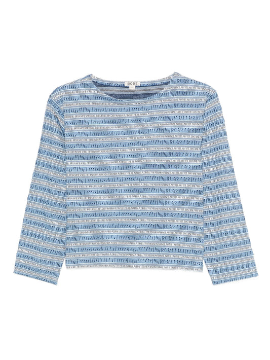 boat-neck blouse