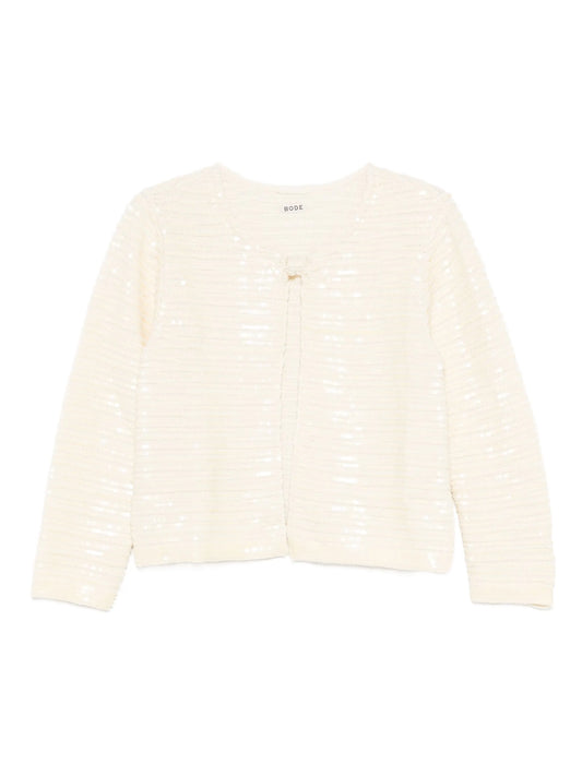 sequin-embellished cardigan