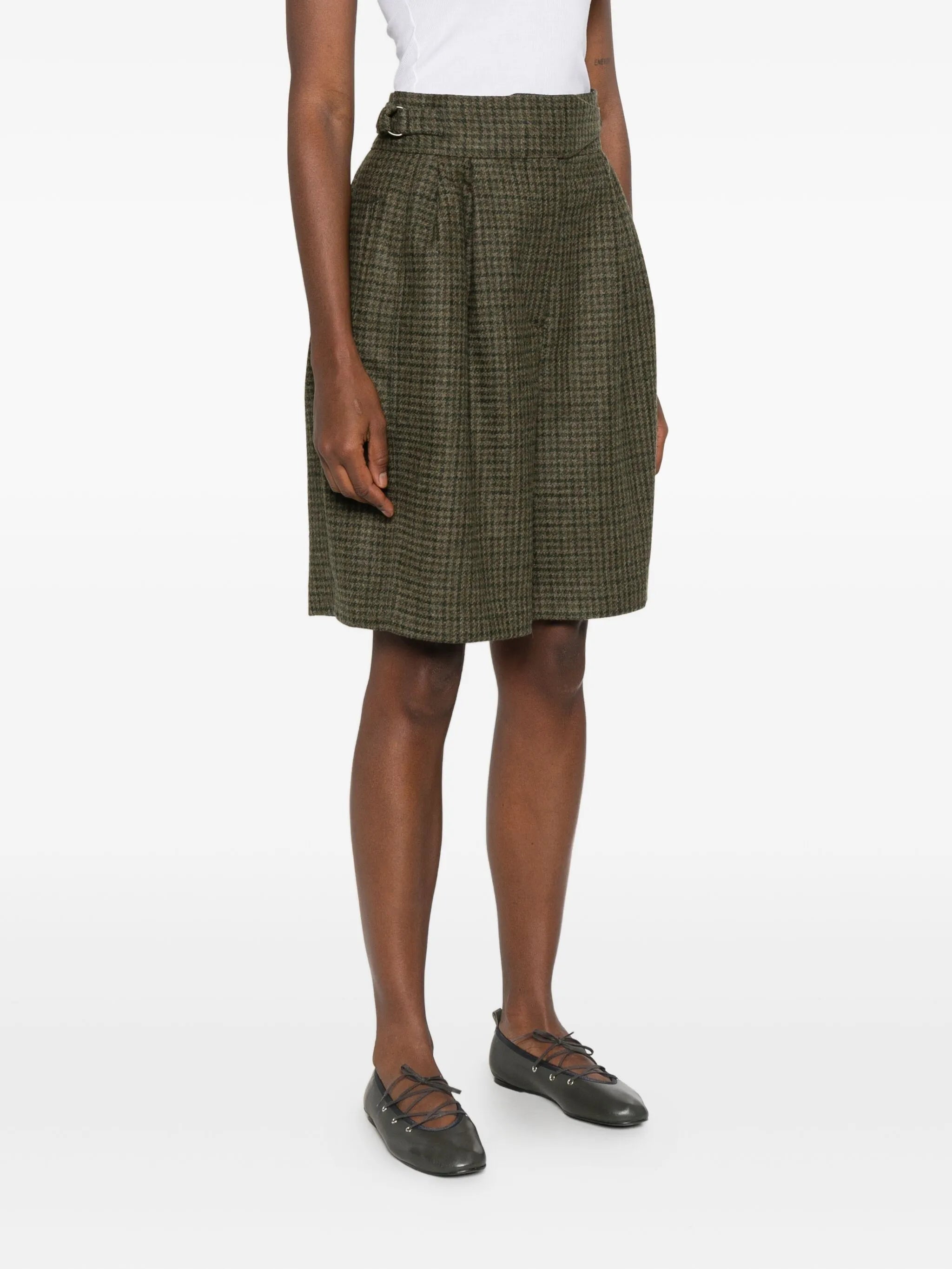 Morris houndstooth shorts