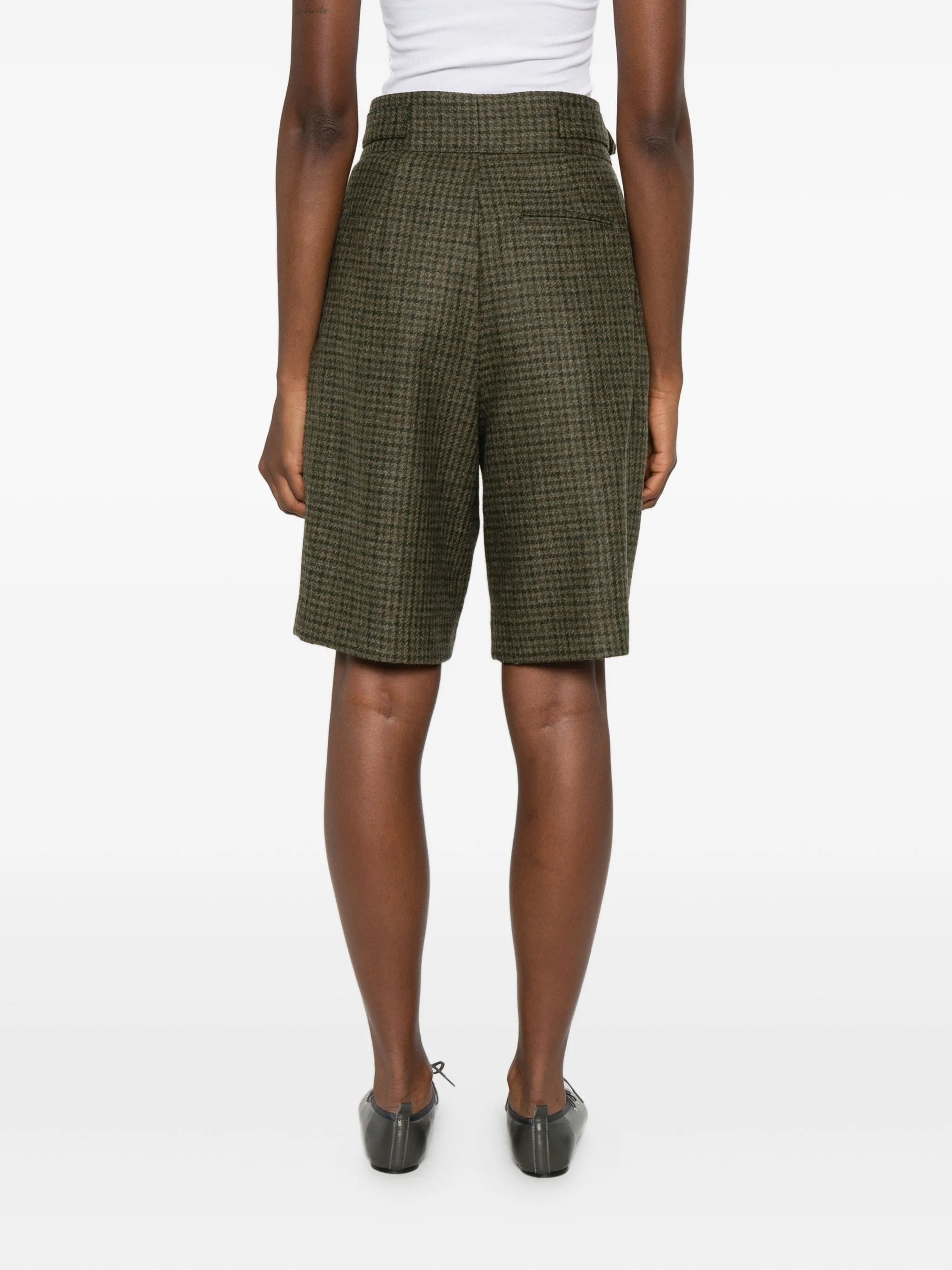 Morris houndstooth shorts