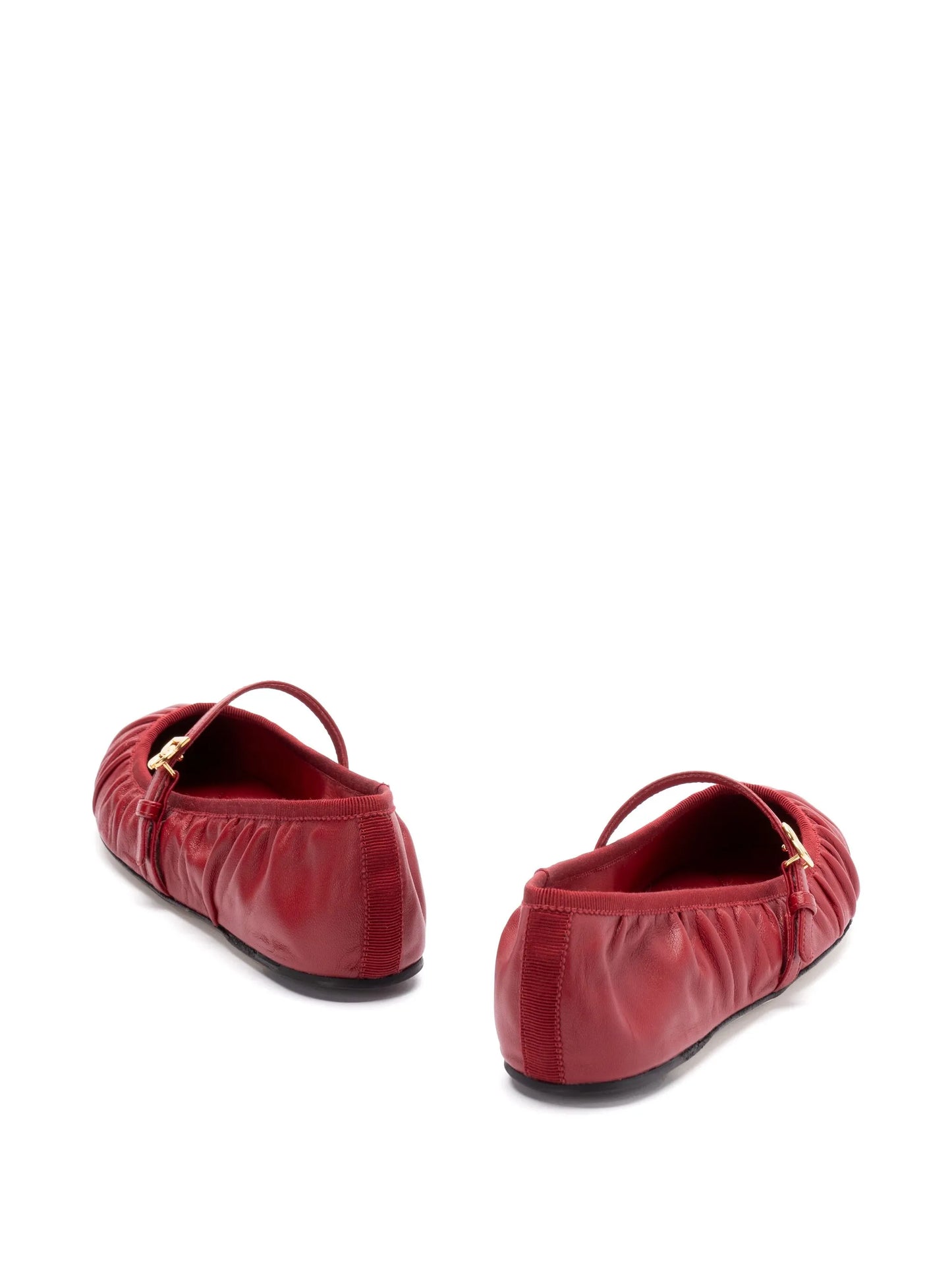 leather ballerinas