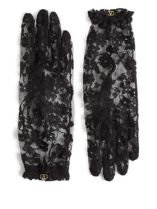 VLogo Signature lace gloves