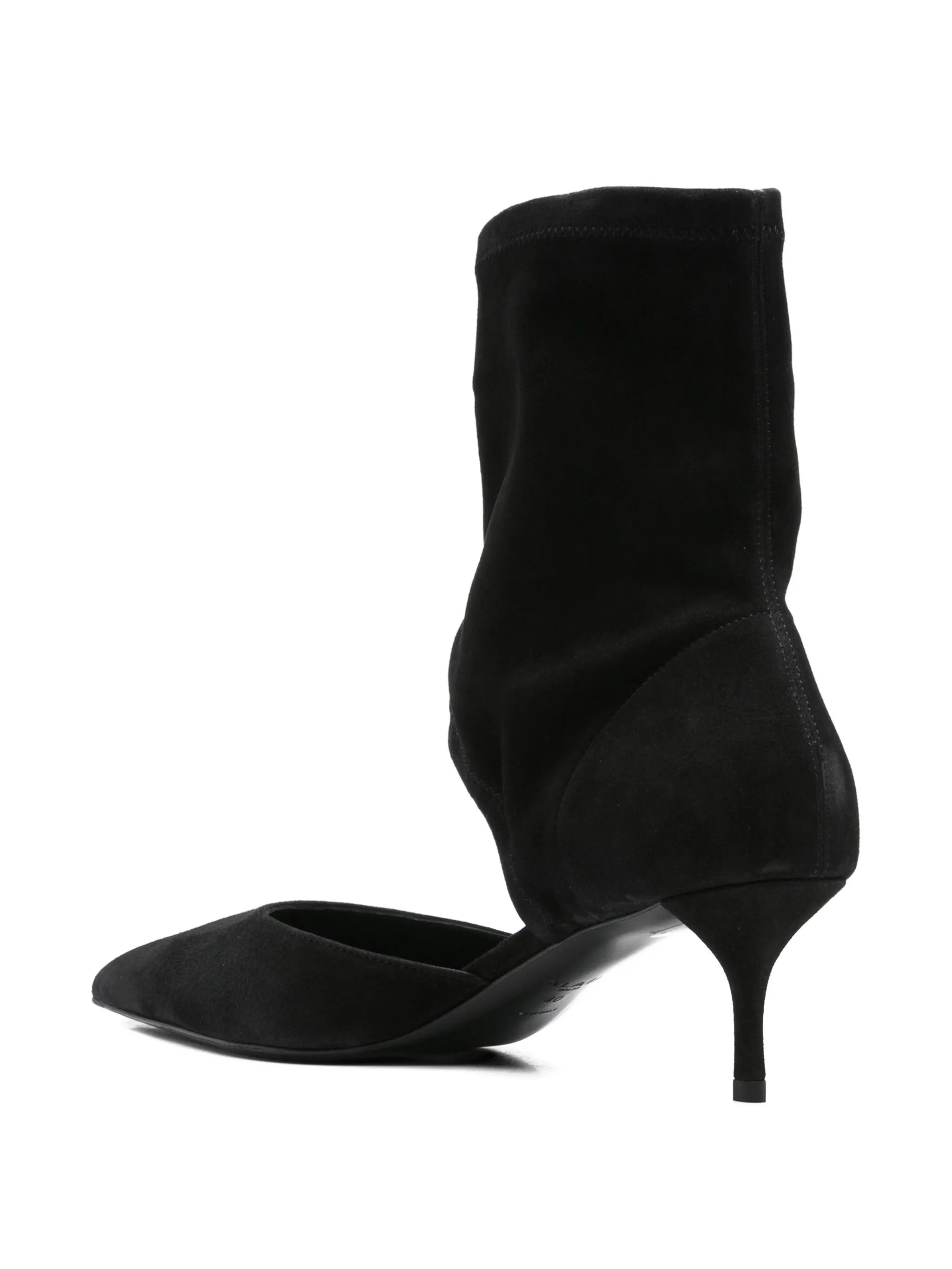 60mm leather heeled boots
